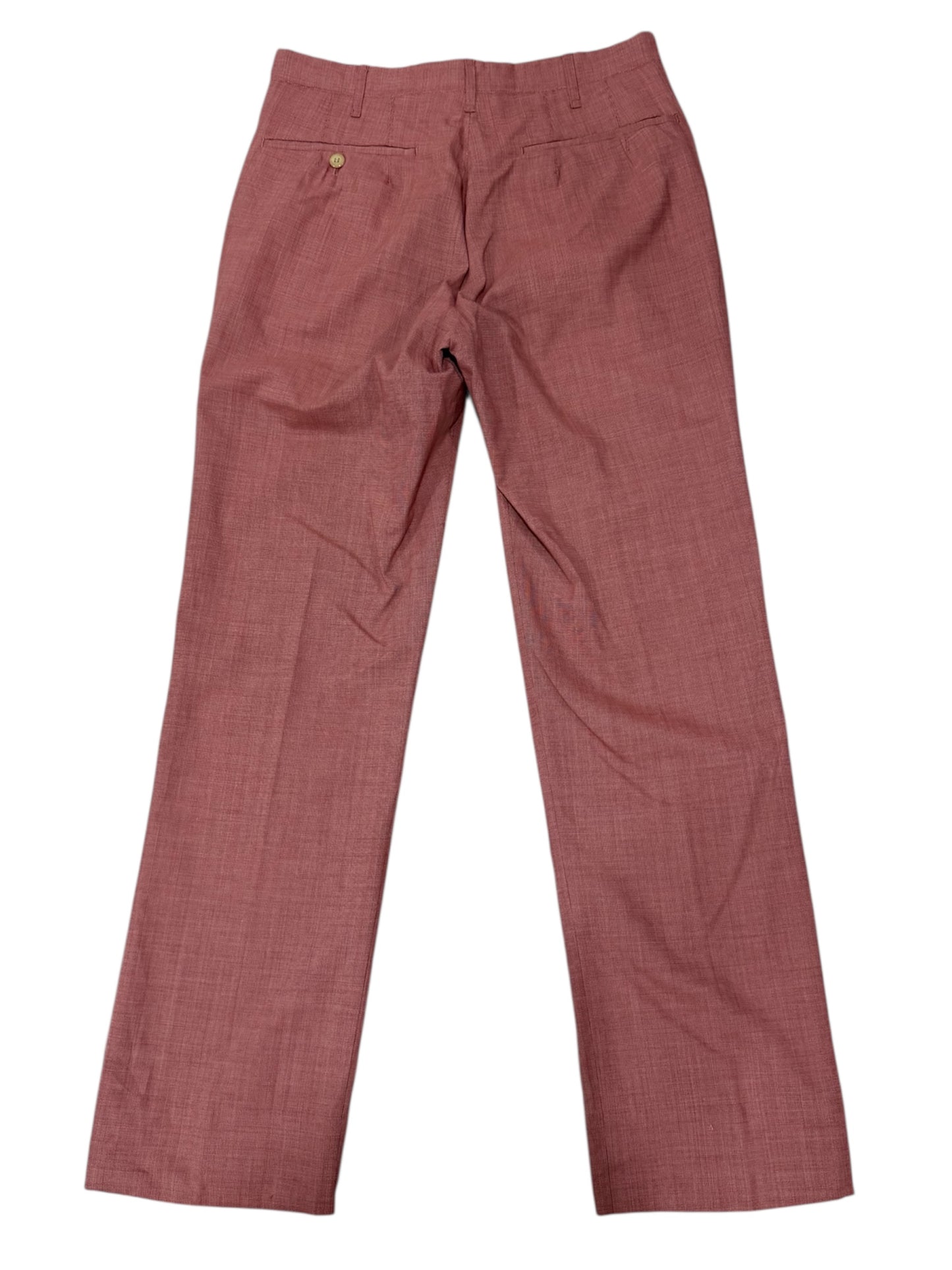 Vintage 1960s-70s European Tailored Wool-Blend Slacks