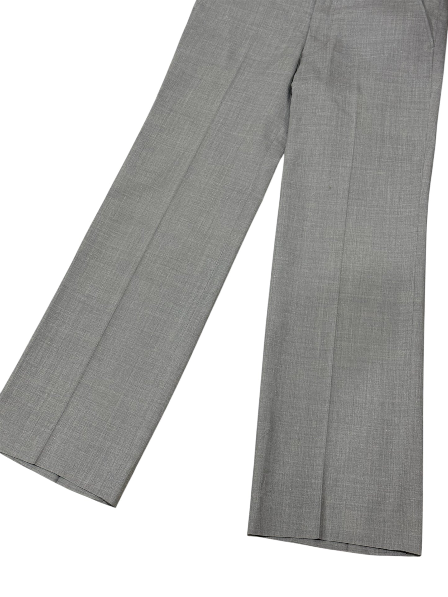 Vintage 1960s-70s European Wool–Linen Tailored Slacks