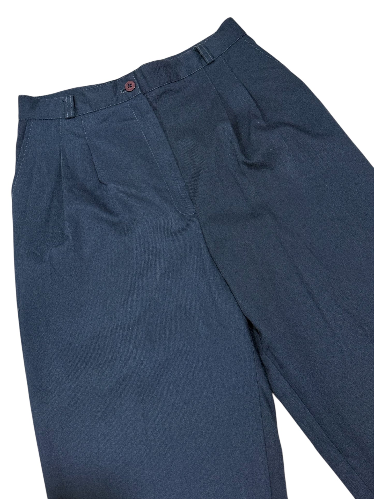 Vintage 1980s Worthington Women’s Pleated Navy Slacks