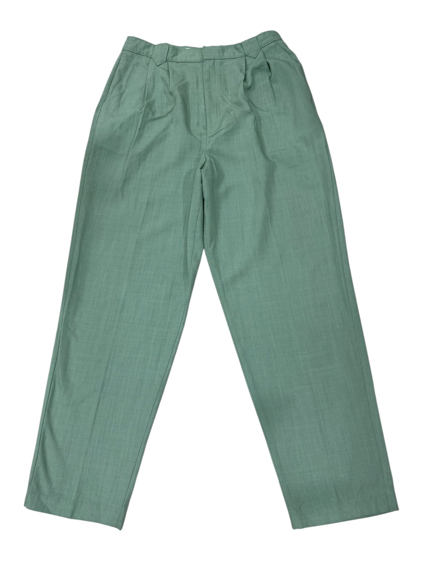 Vintage 1980s I.C. Isaacs Women’s Sage Pleated Slacks