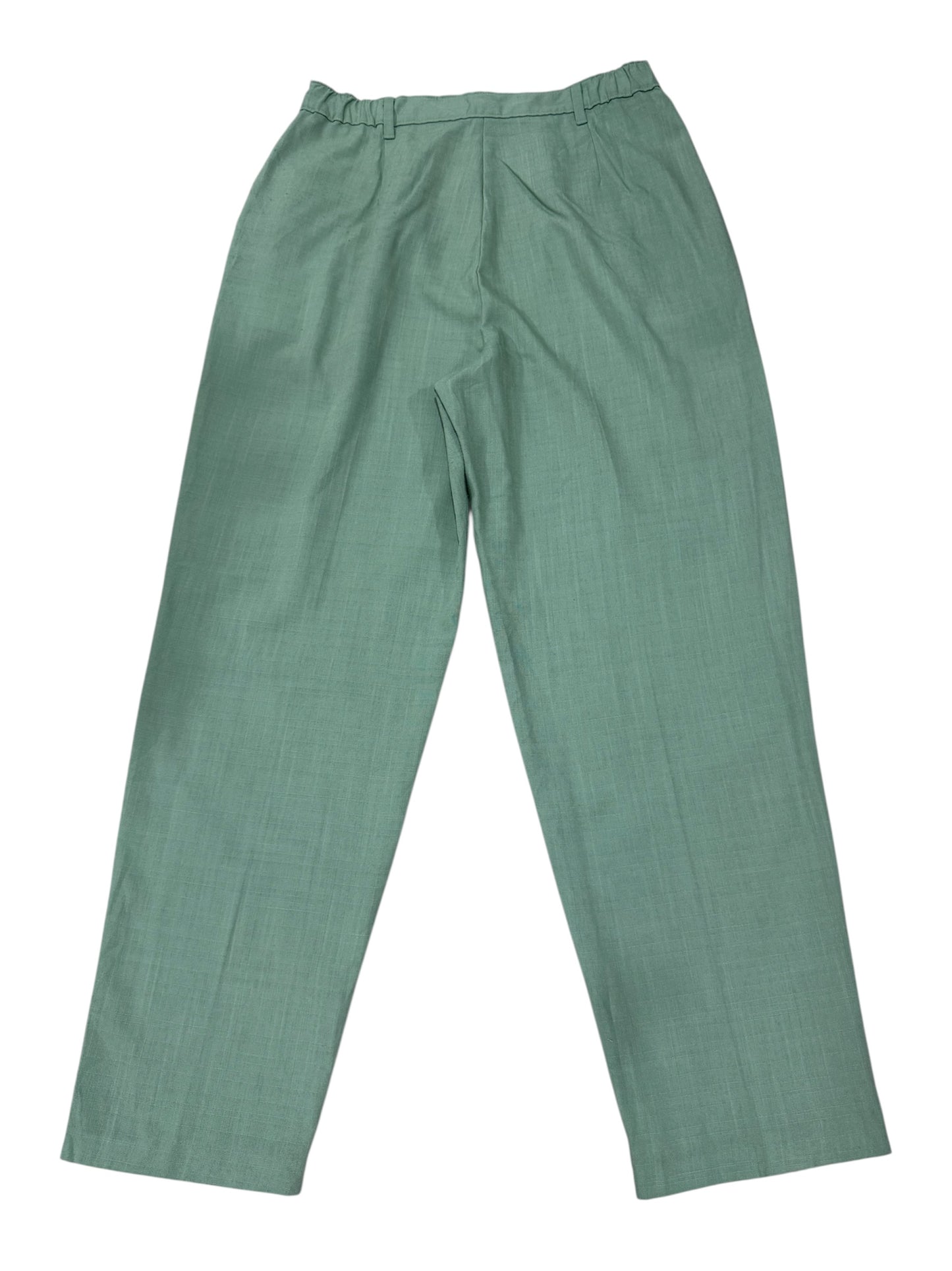Vintage 1980s I.C. Isaacs Women’s Sage Pleated Slacks