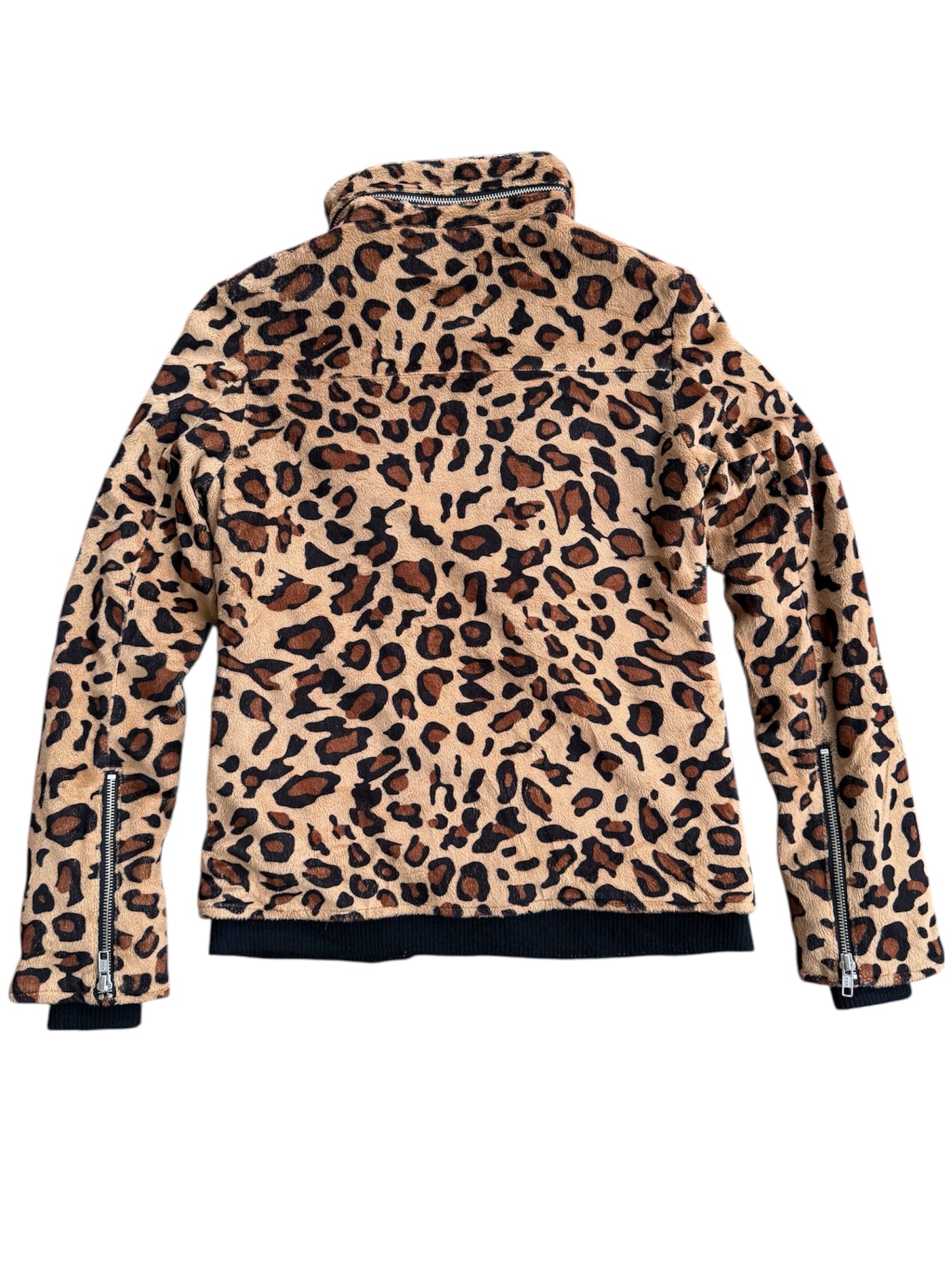 Rodeo Crowns Leopard Print Fleece Jacket