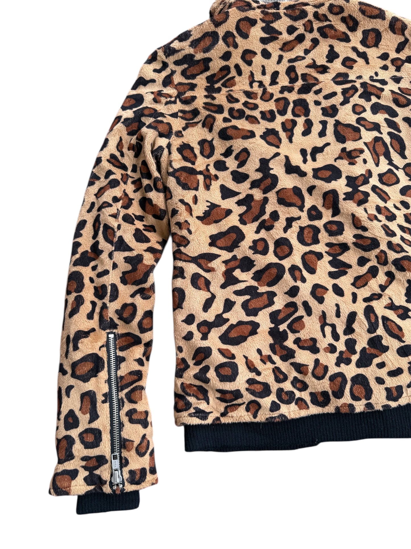 Rodeo Crowns Leopard Print Fleece Jacket