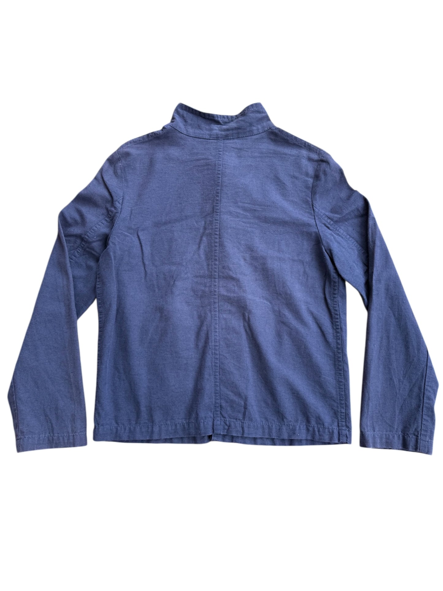 VETRA Blue Cotton Work Jacket Made in France