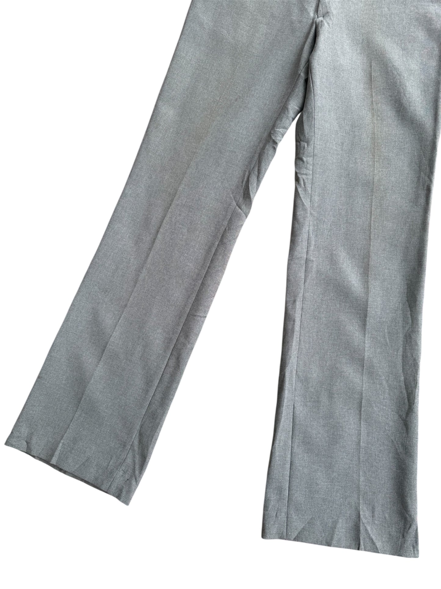 Vintage 1970s Botany 500 Grey Textured Slacks Made In Usa