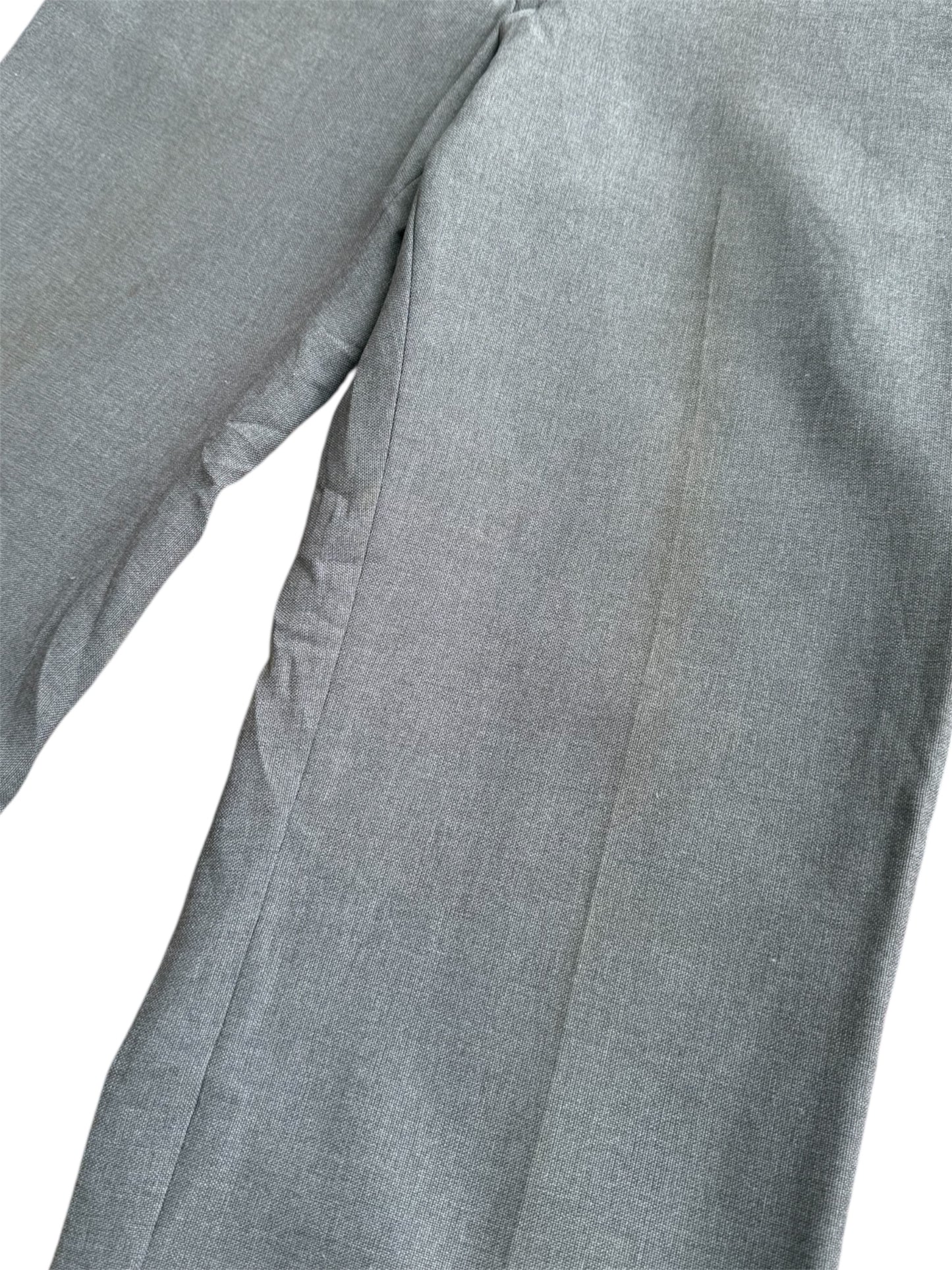 Vintage 1970s Botany 500 Grey Textured Slacks Made In Usa