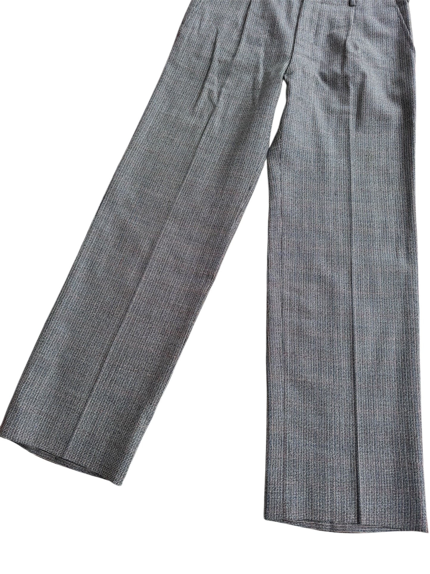 Vintage 1950s-60s European Textured Wool Trousers
