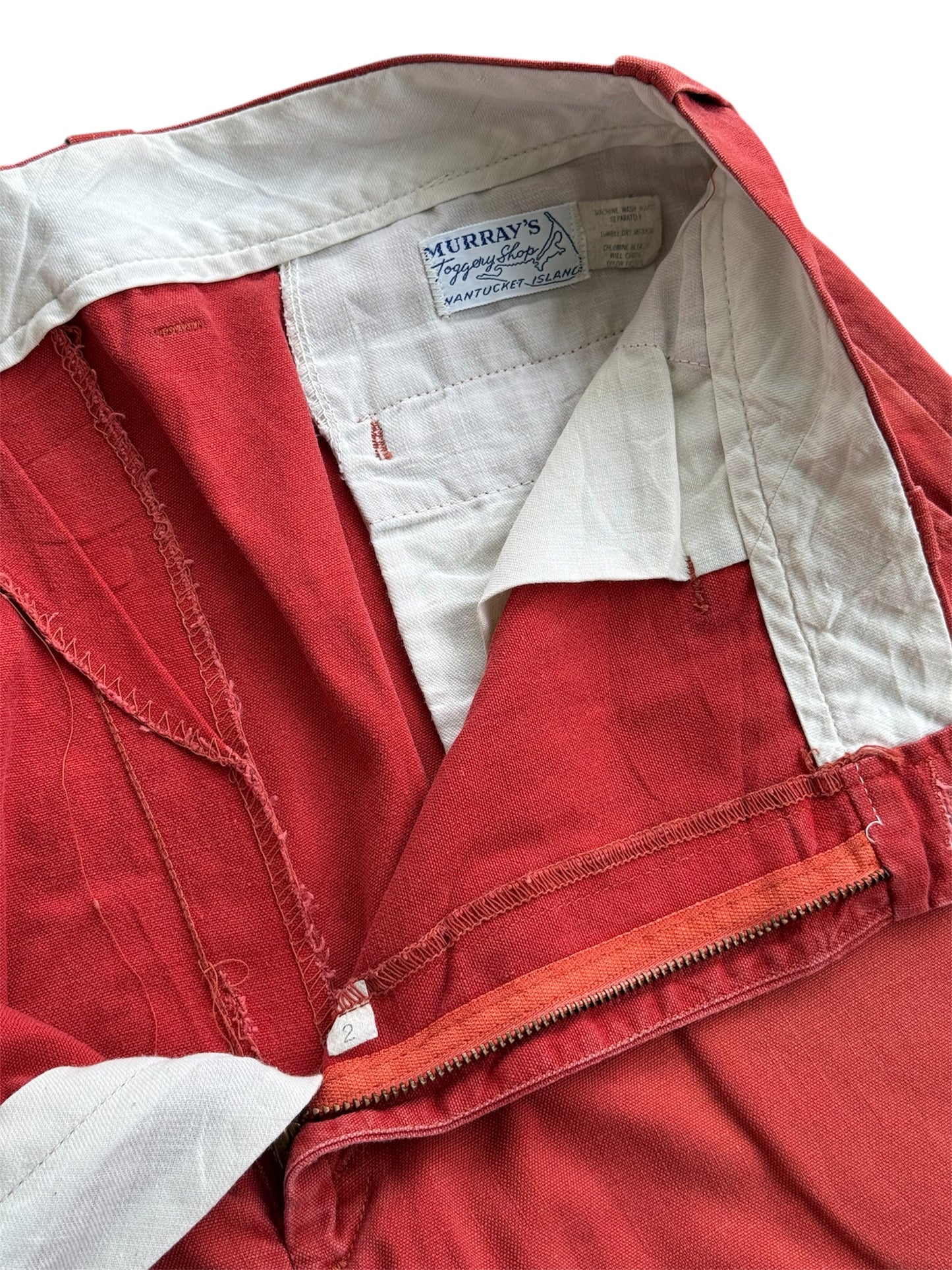 Vintage 1960s Murray’s Toggery Shop “Nantucket Reds” Cotton Chino