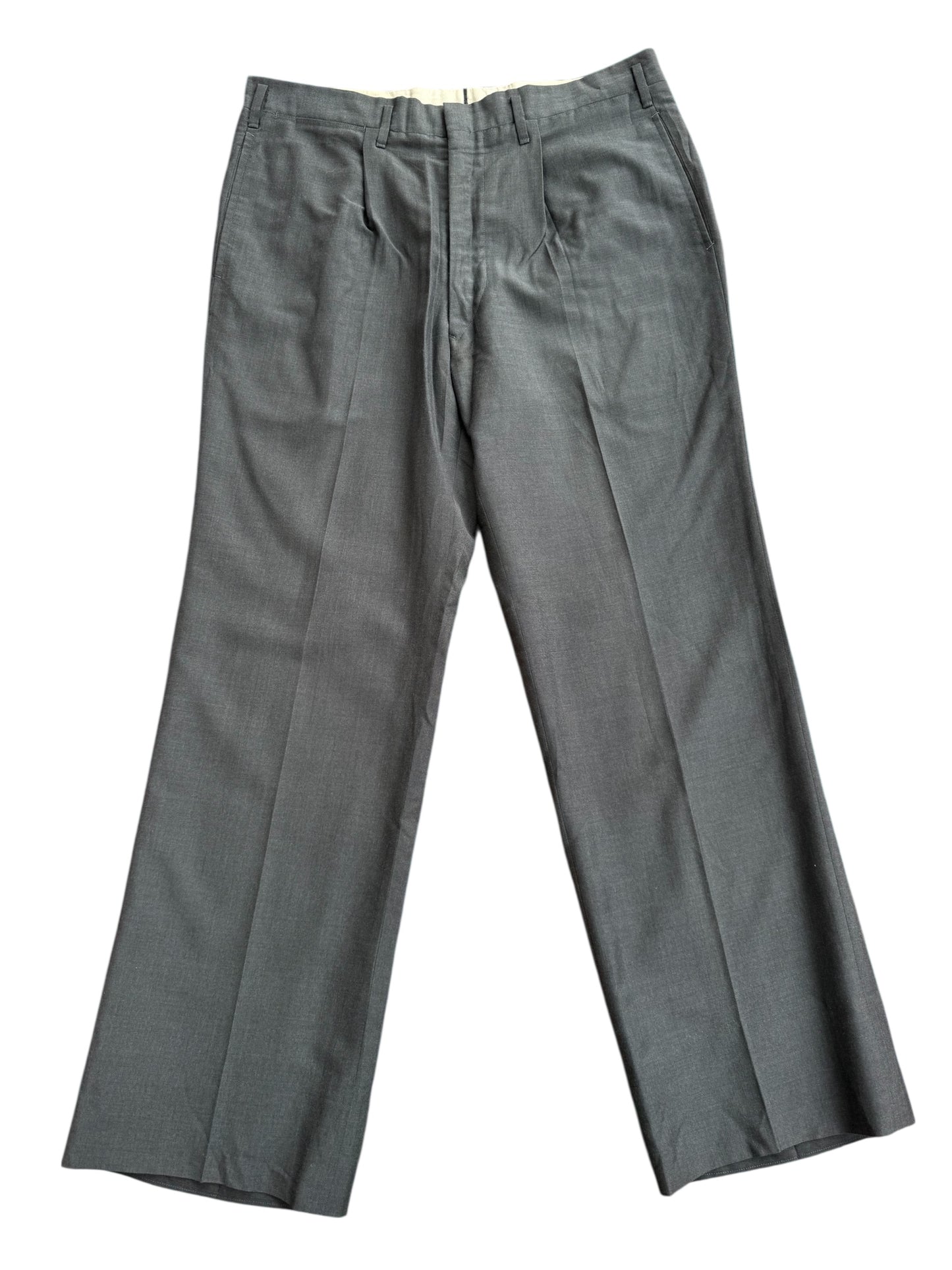 Vintage 1950s Japanese Tailored Sharkskin Trousers