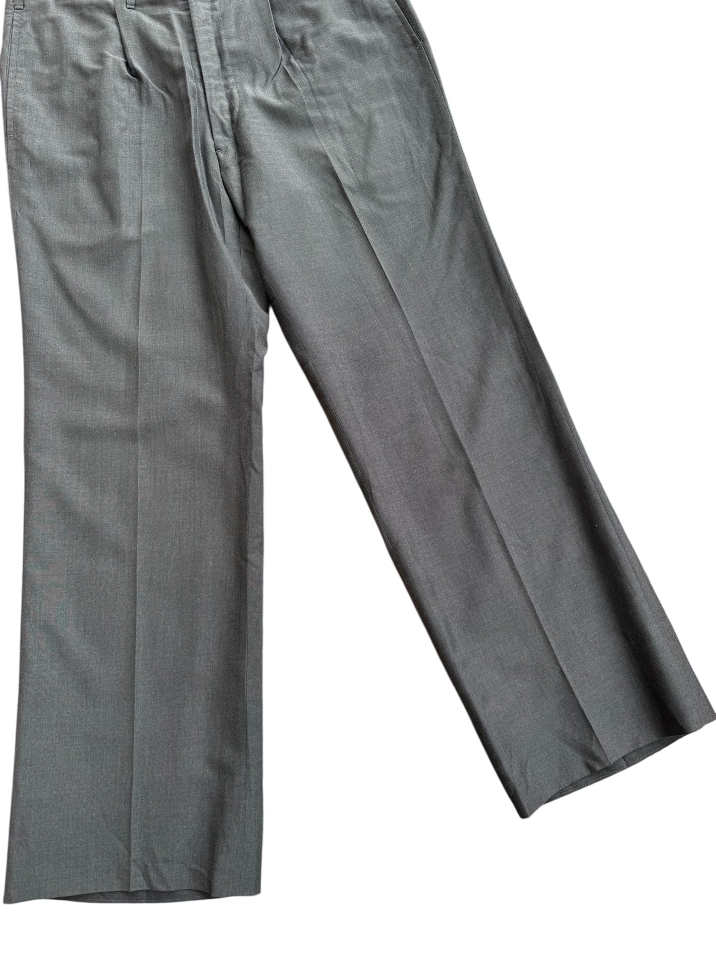 Vintage 1950s Japanese Tailored Sharkskin Trousers