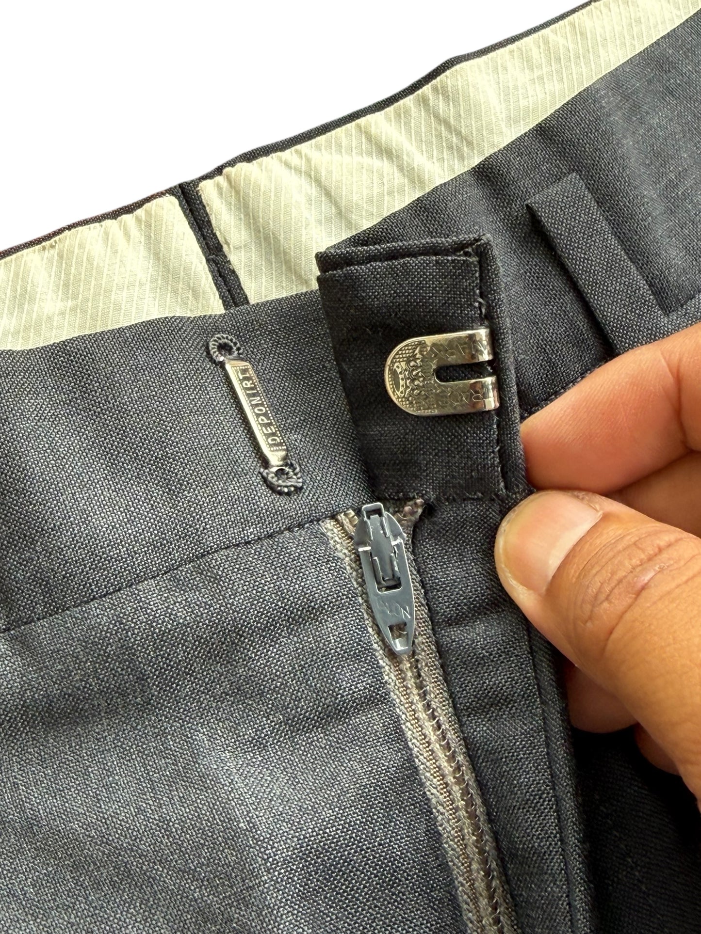 Vintage 1950s Japanese Tailored Sharkskin Trousers