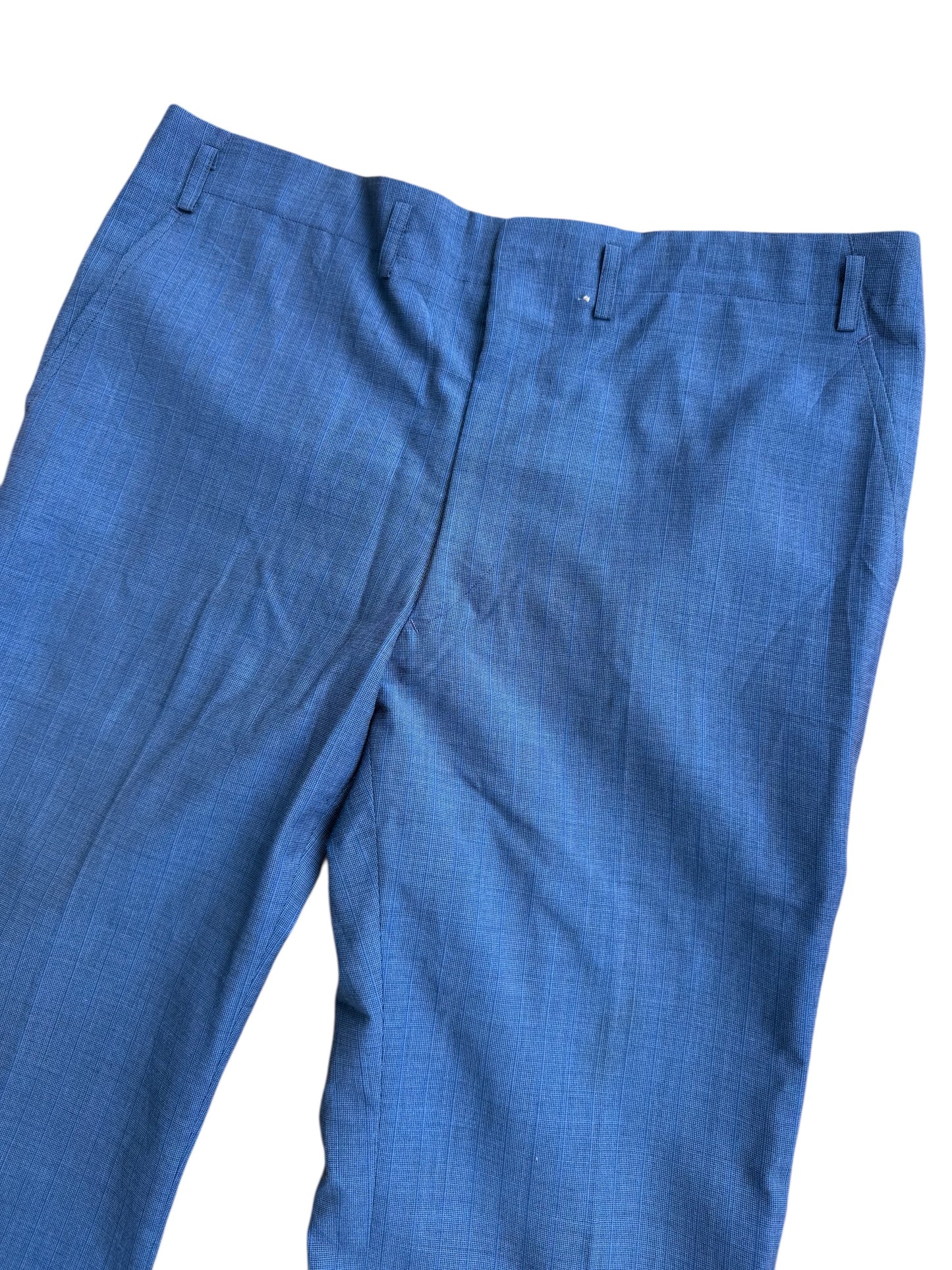 Vintage 1960s European Sky Blue Wool Trousers