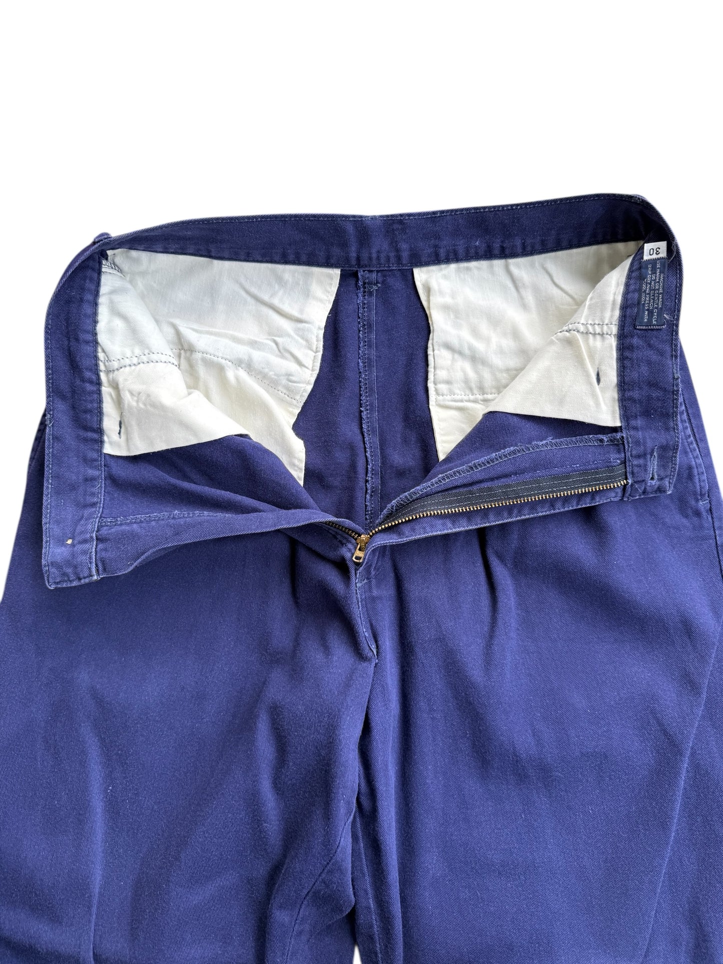 Vintage 1960-70s Vintage French Cotton Workwear Trousers