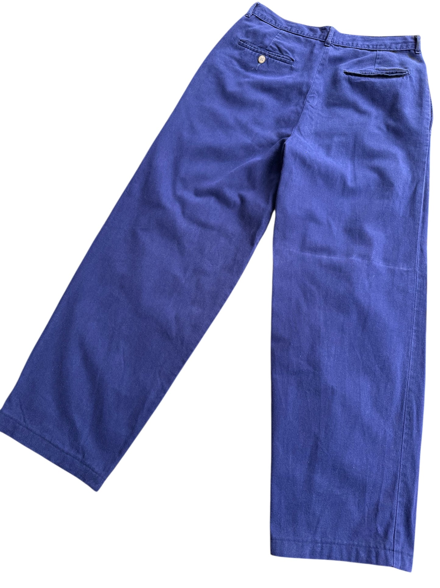 Vintage 1960-70s Vintage French Cotton Workwear Trousers