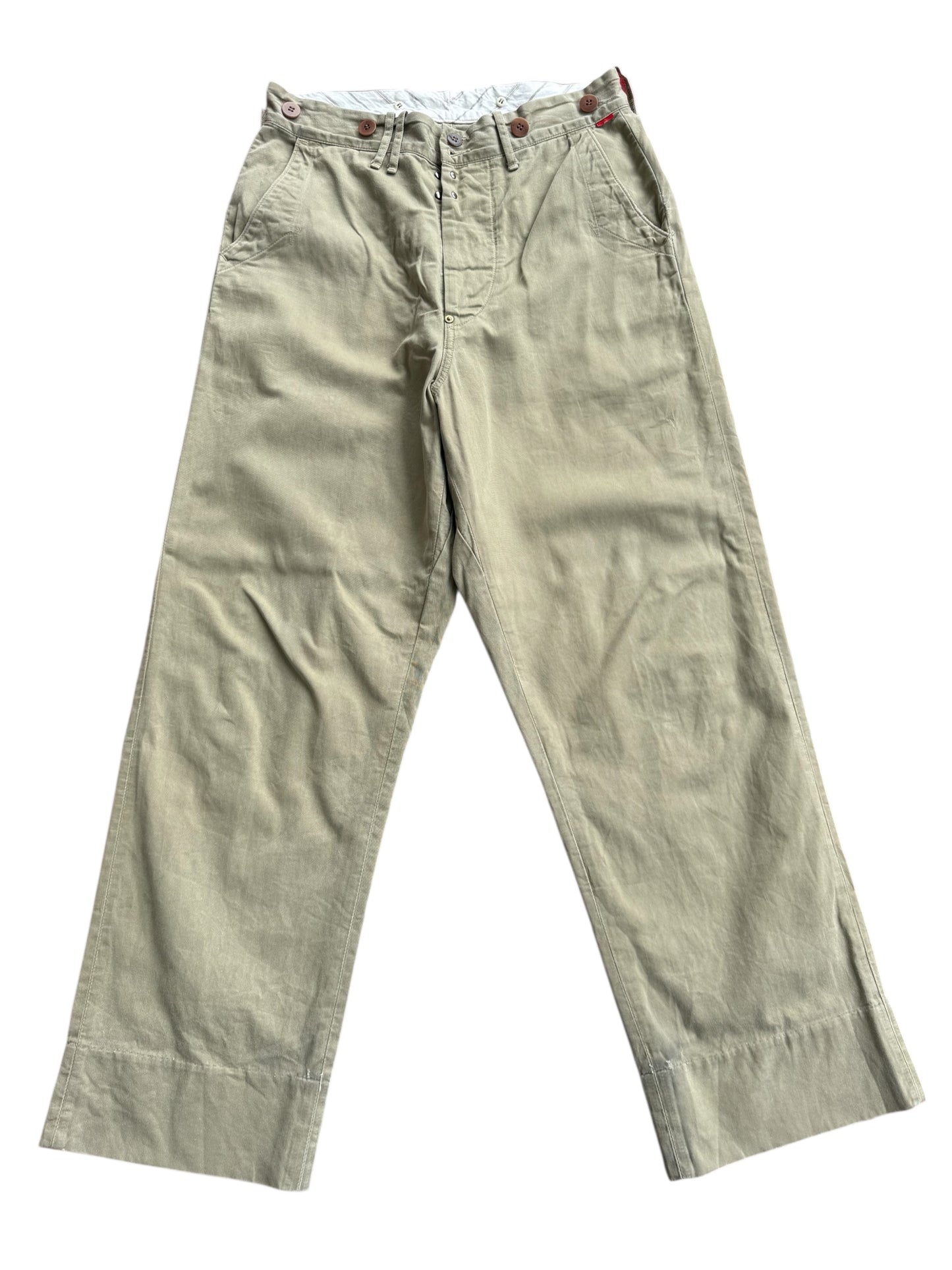 Anachronorm Japanese Workwear Trousers Repro 1930s Military Style