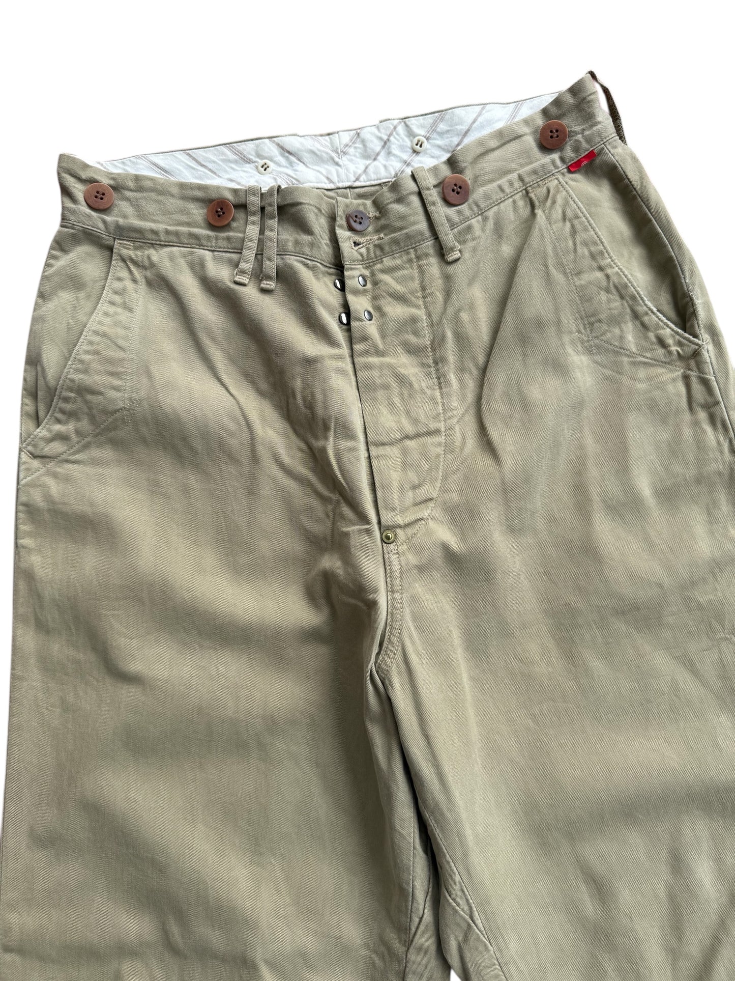 Anachronorm Japanese Workwear Trousers Repro 1930s Military Style