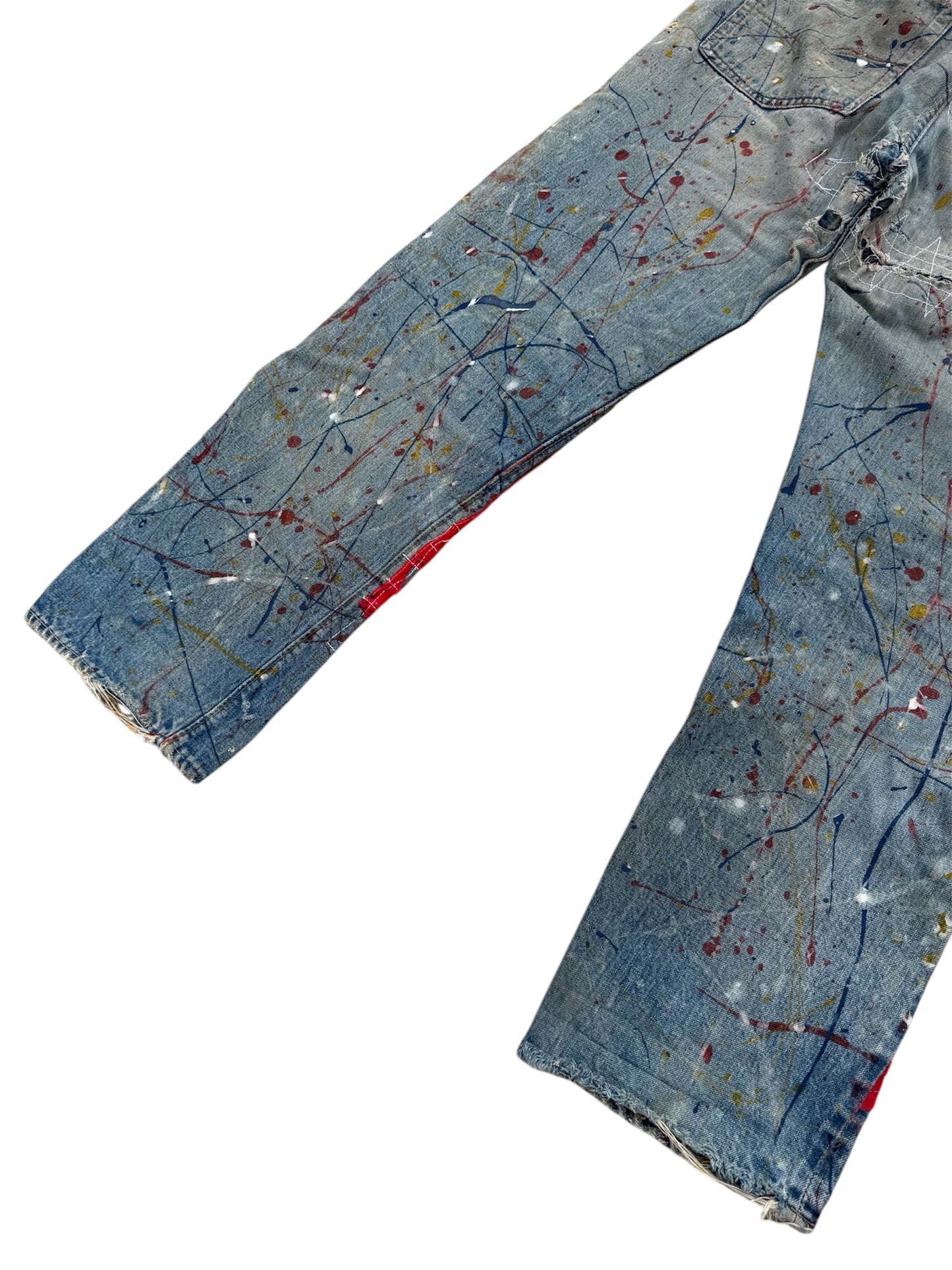 Vintage 1970s Levi’s 501 Boro Patchwork Denim