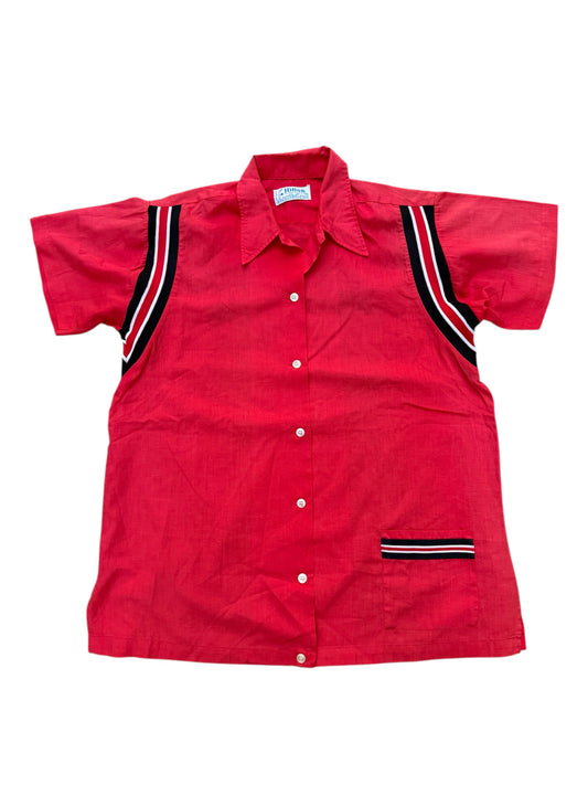 Vintage 1960s Hilton Bowling Shirt Made in USA