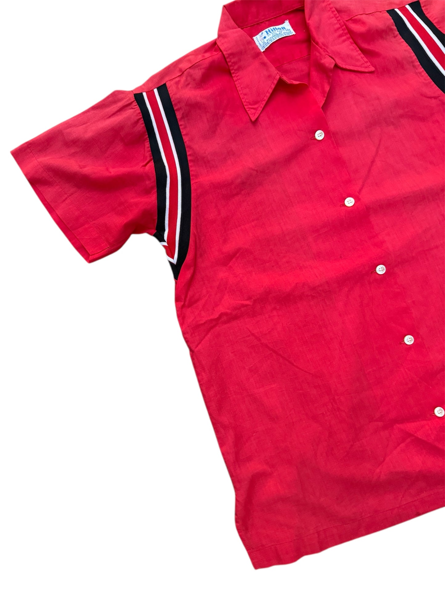 Vintage 1960s Hilton Bowling Shirt Made in USA