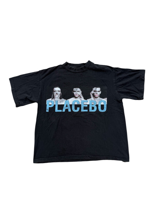 Vintage Placebo Band T-Shirt Alt Rock Tee Double-Sided Graphic