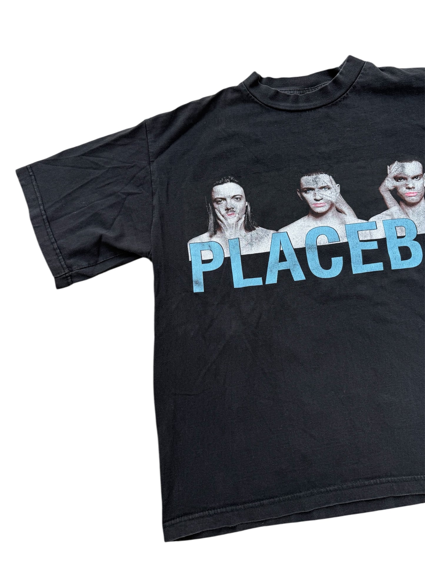 Vintage Placebo Band T-Shirt Alt Rock Tee Double-Sided Graphic