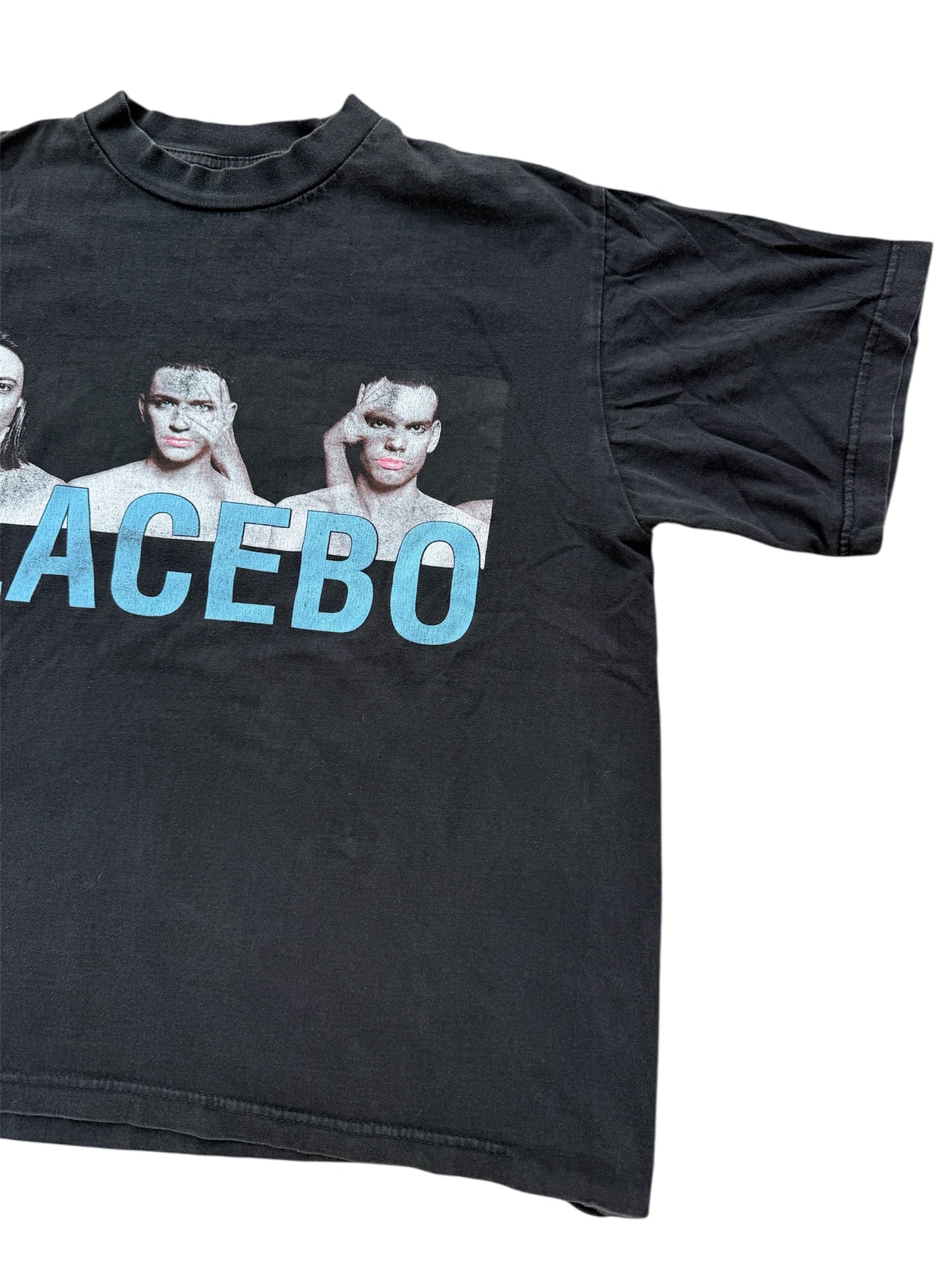 Vintage Placebo Band T-Shirt Alt Rock Tee Double-Sided Graphic