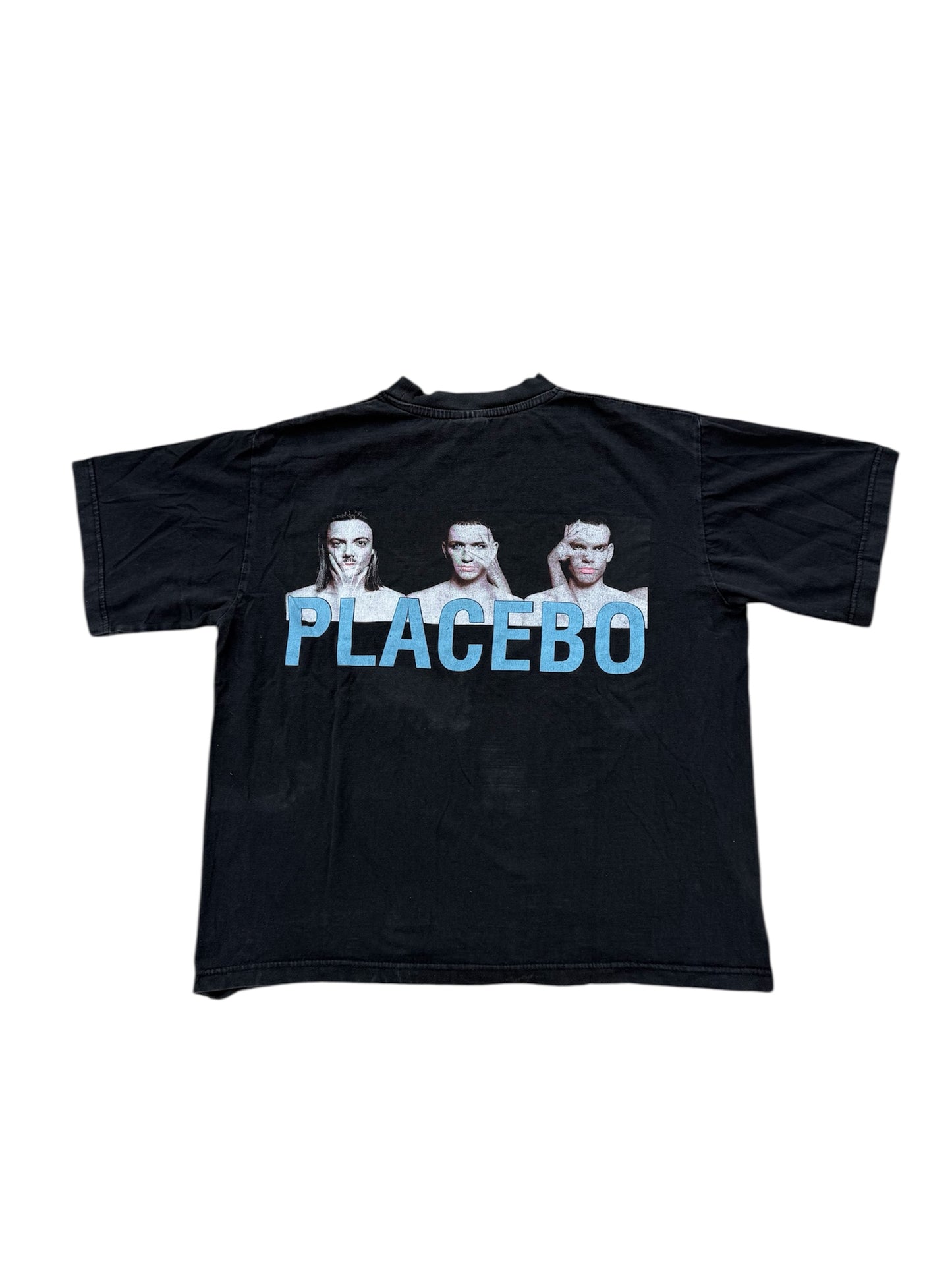 Vintage Placebo Band T-Shirt Alt Rock Tee Double-Sided Graphic