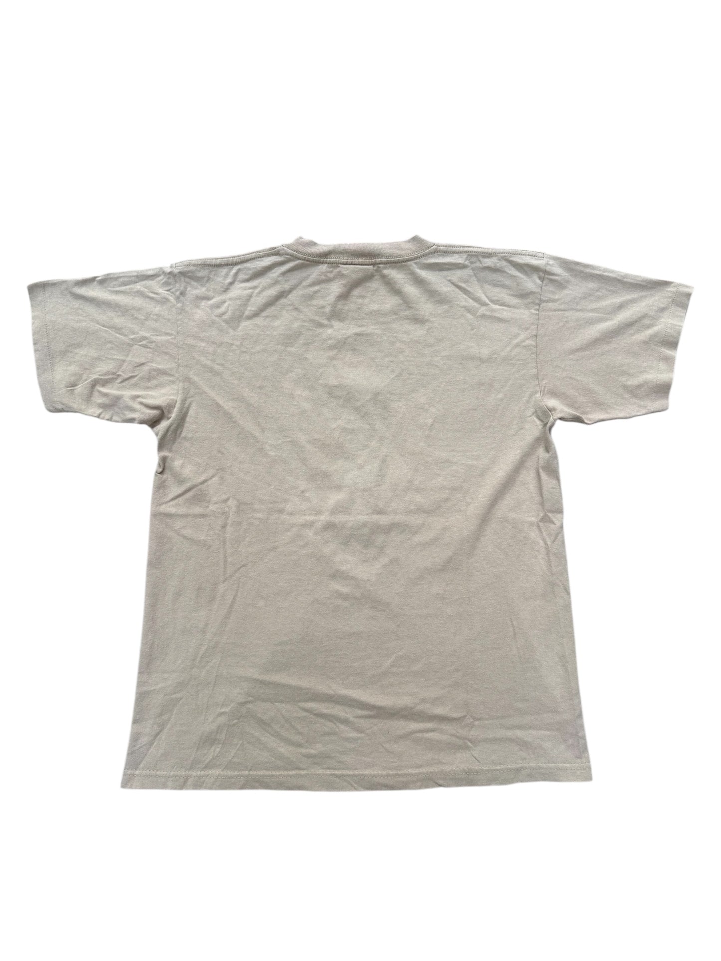 Vintage 90s Tribal Gear Graffiti Tee Flame Spray Can Graphic Streetwear Made in USA