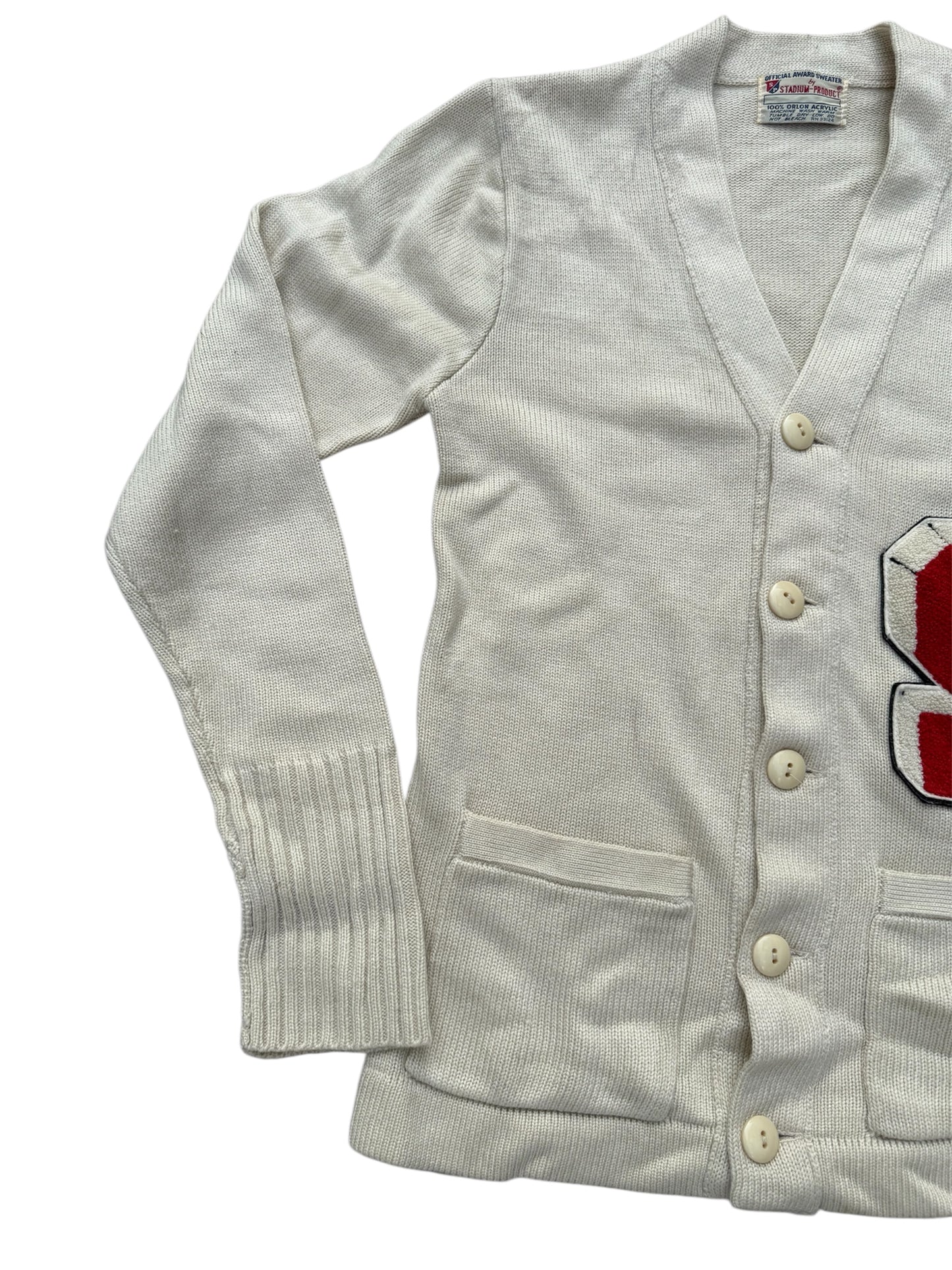 Vintage 1960s-70s Stadium Product Varsity Award Cardigan