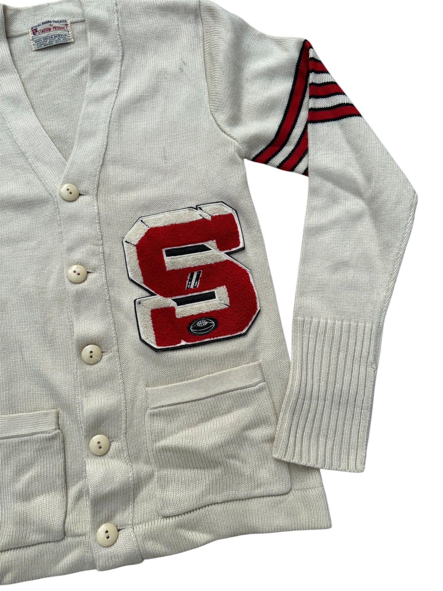 Vintage 1960s-70s Stadium Product Varsity Award Cardigan
