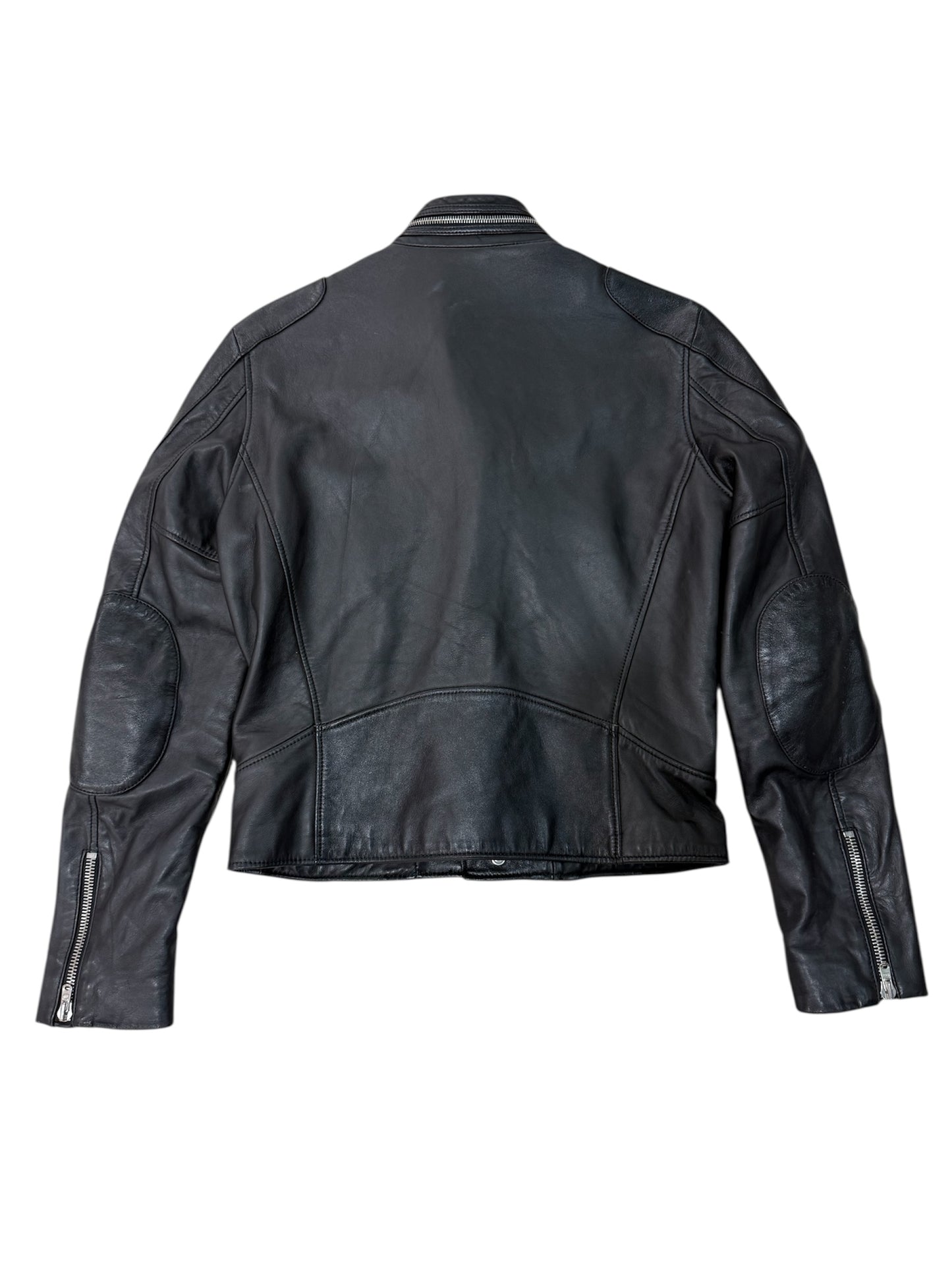 The Kooples Lambskin Leather Biker Jacket SS14