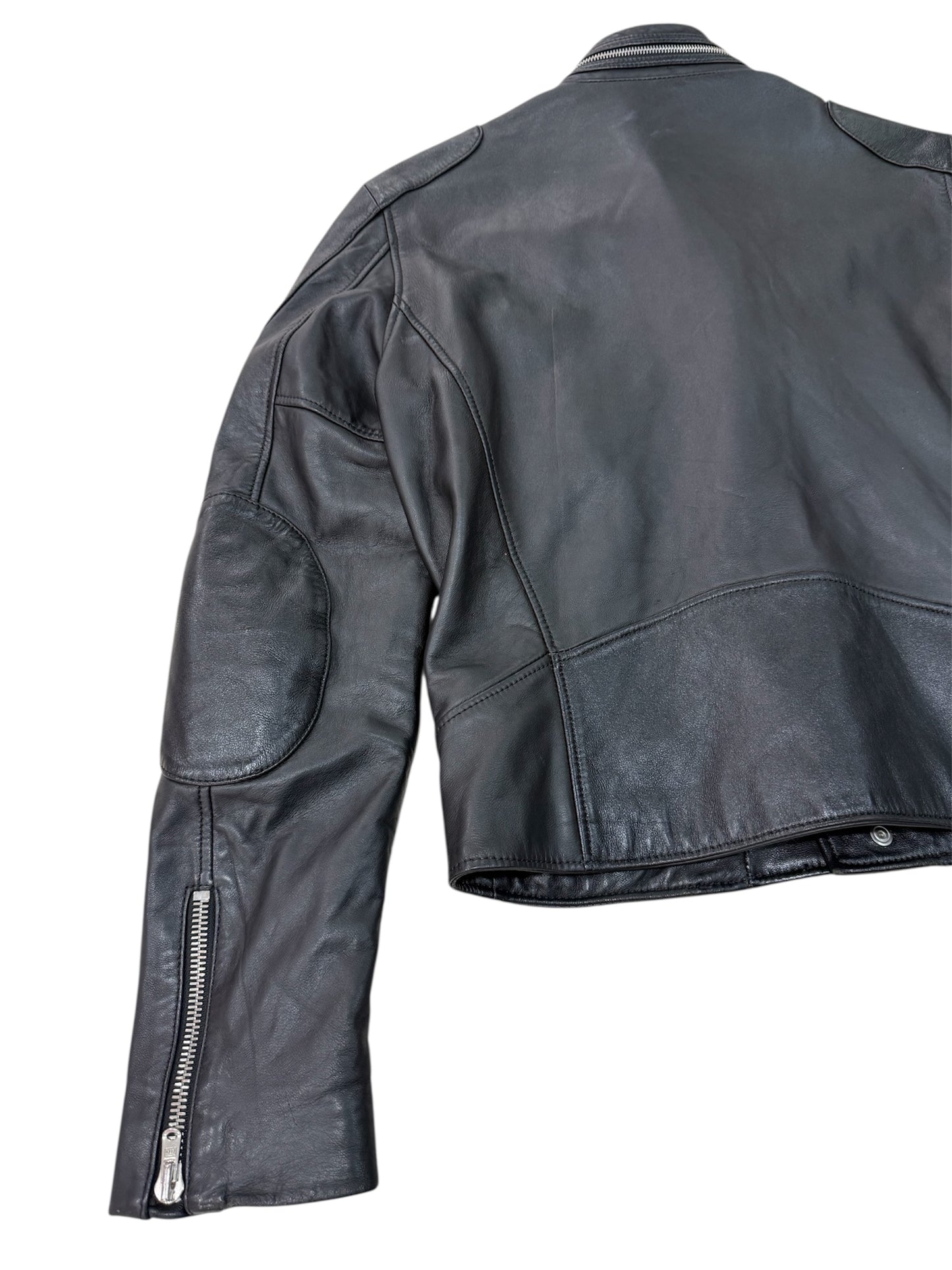 The Kooples Lambskin Leather Biker Jacket SS14