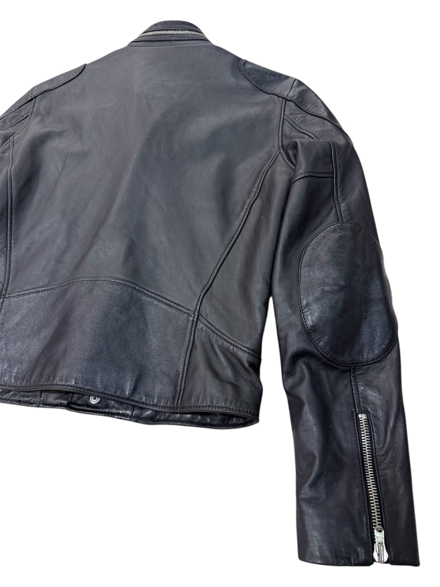 The Kooples Lambskin Leather Biker Jacket SS14
