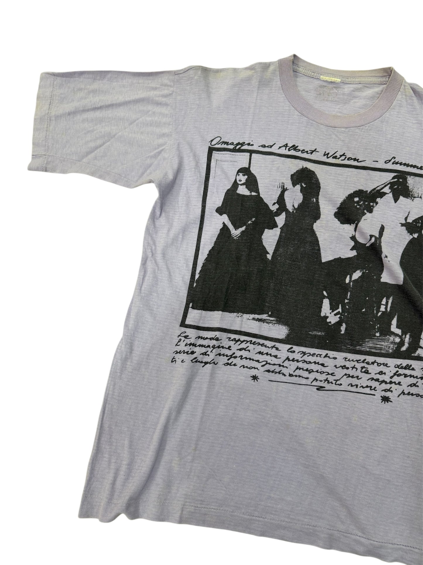 Vintage “Omaggio ad Albert Watson – Summer 1988” Tee