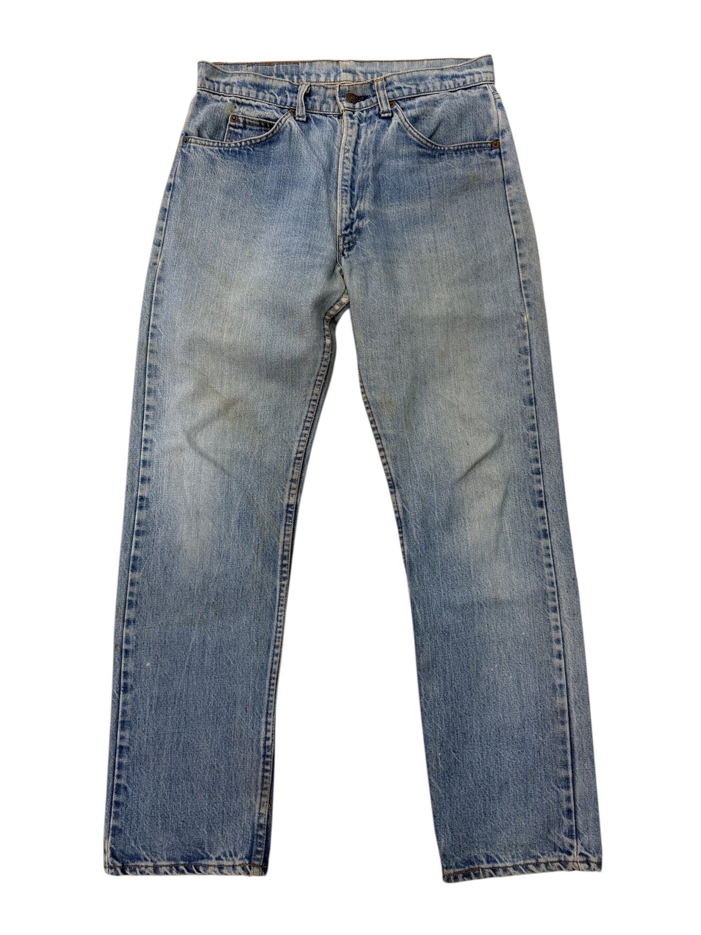 Vintage 1980s Levis 505 Orange Tab Made In Usa