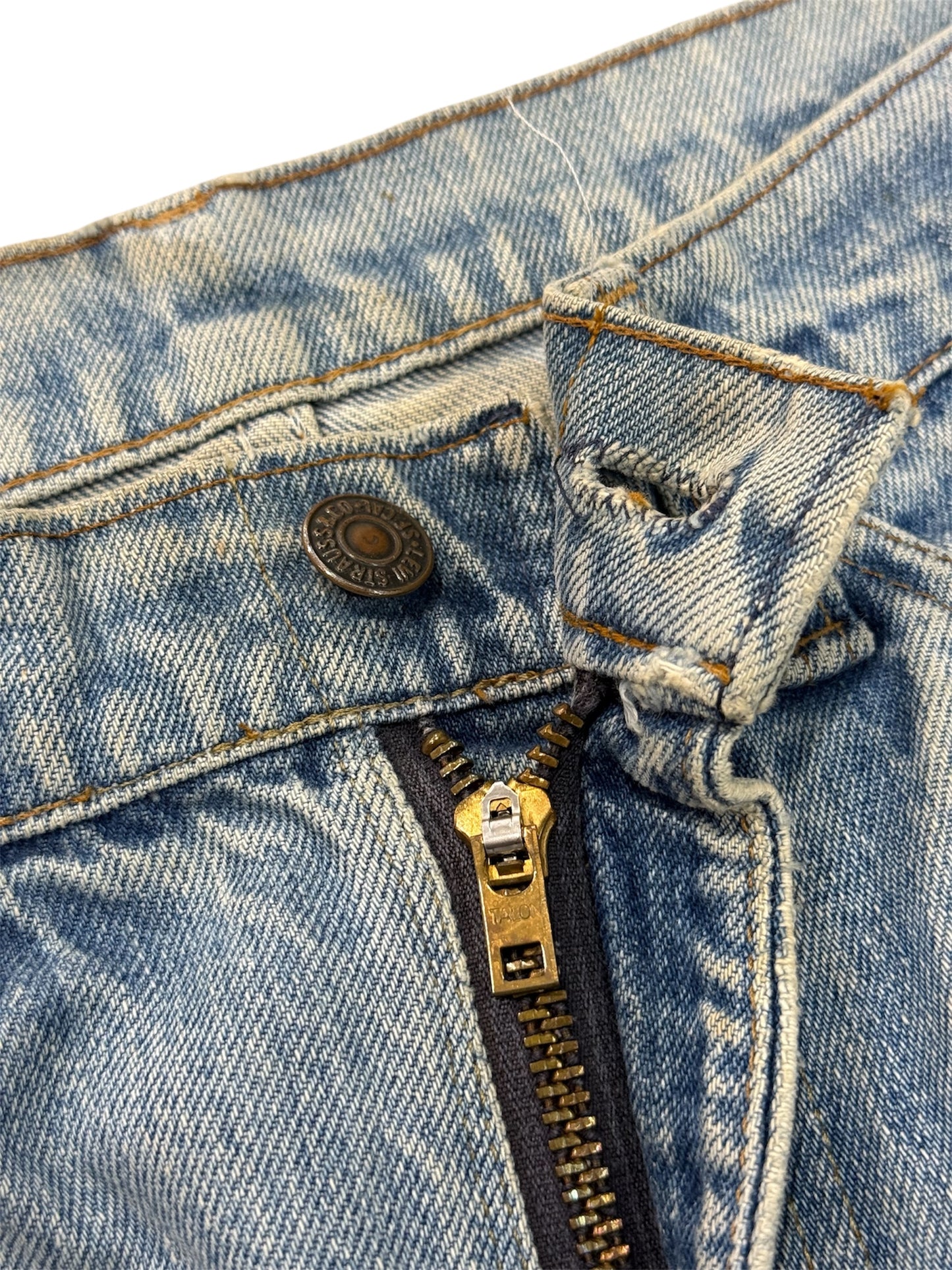 Vintage 1980s Levis 505 Orange Tab Made In Usa