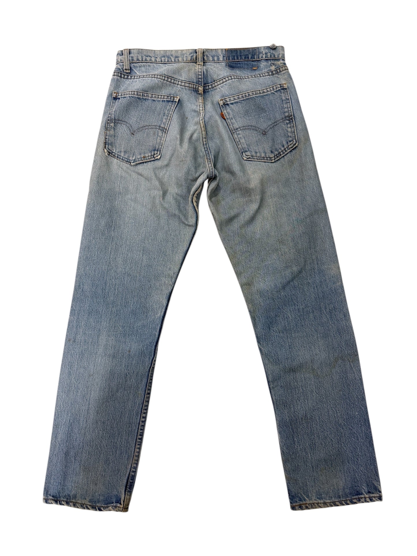 Vintage 1980s Levis 505 Orange Tab Made In Usa