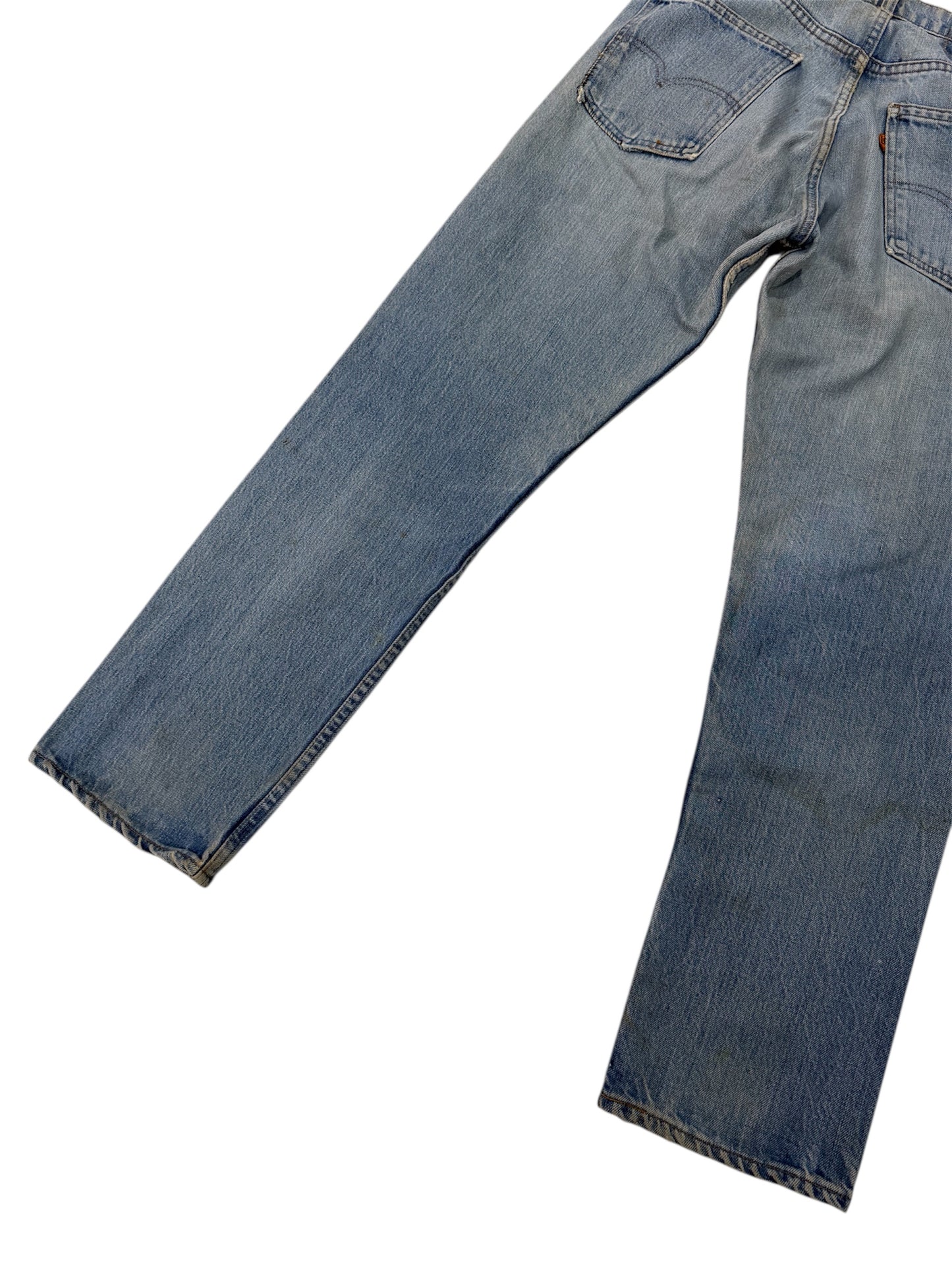 Vintage 1980s Levis 505 Orange Tab Made In Usa