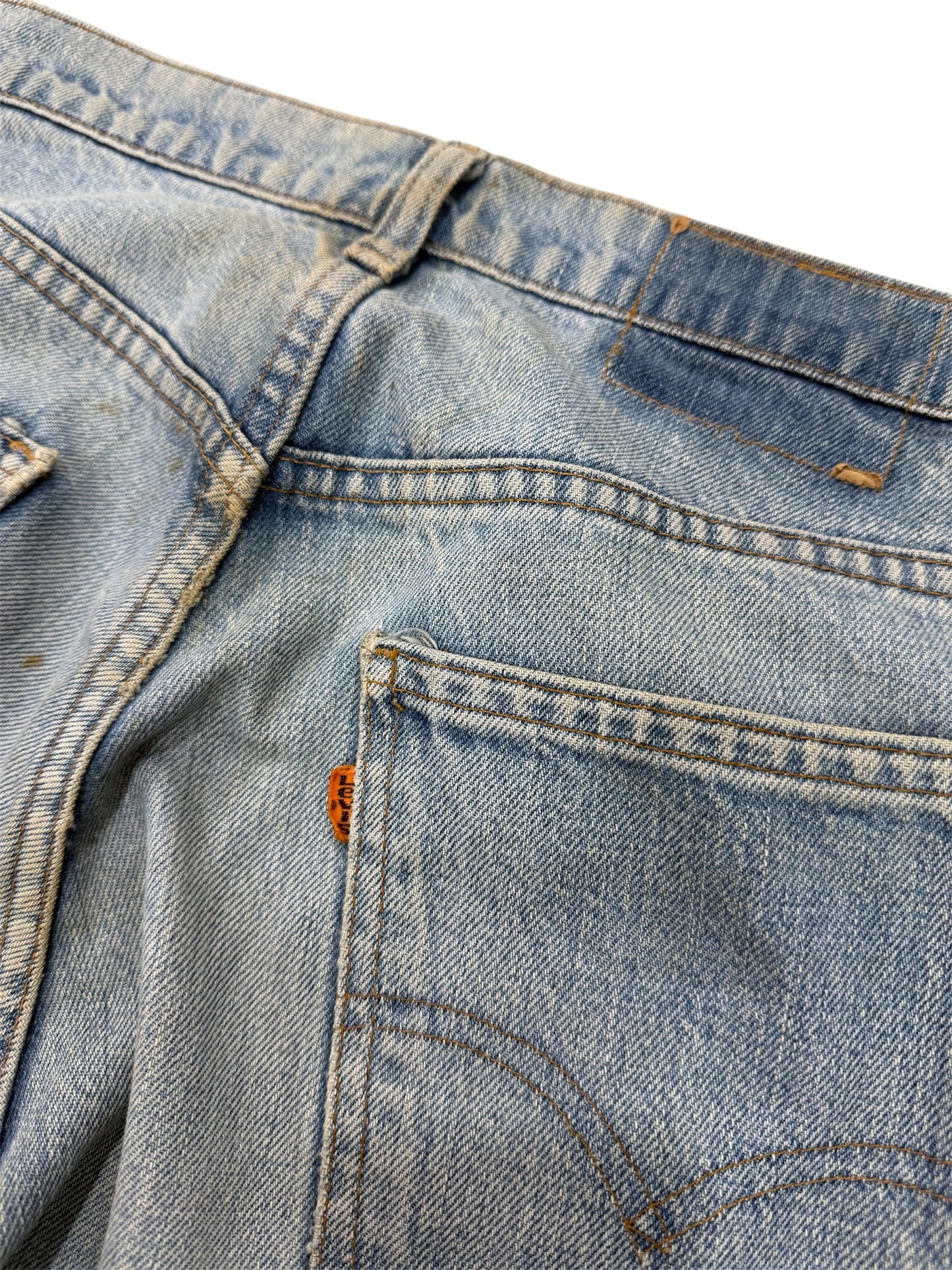 Vintage 1980s Levis 505 Orange Tab Made In Usa