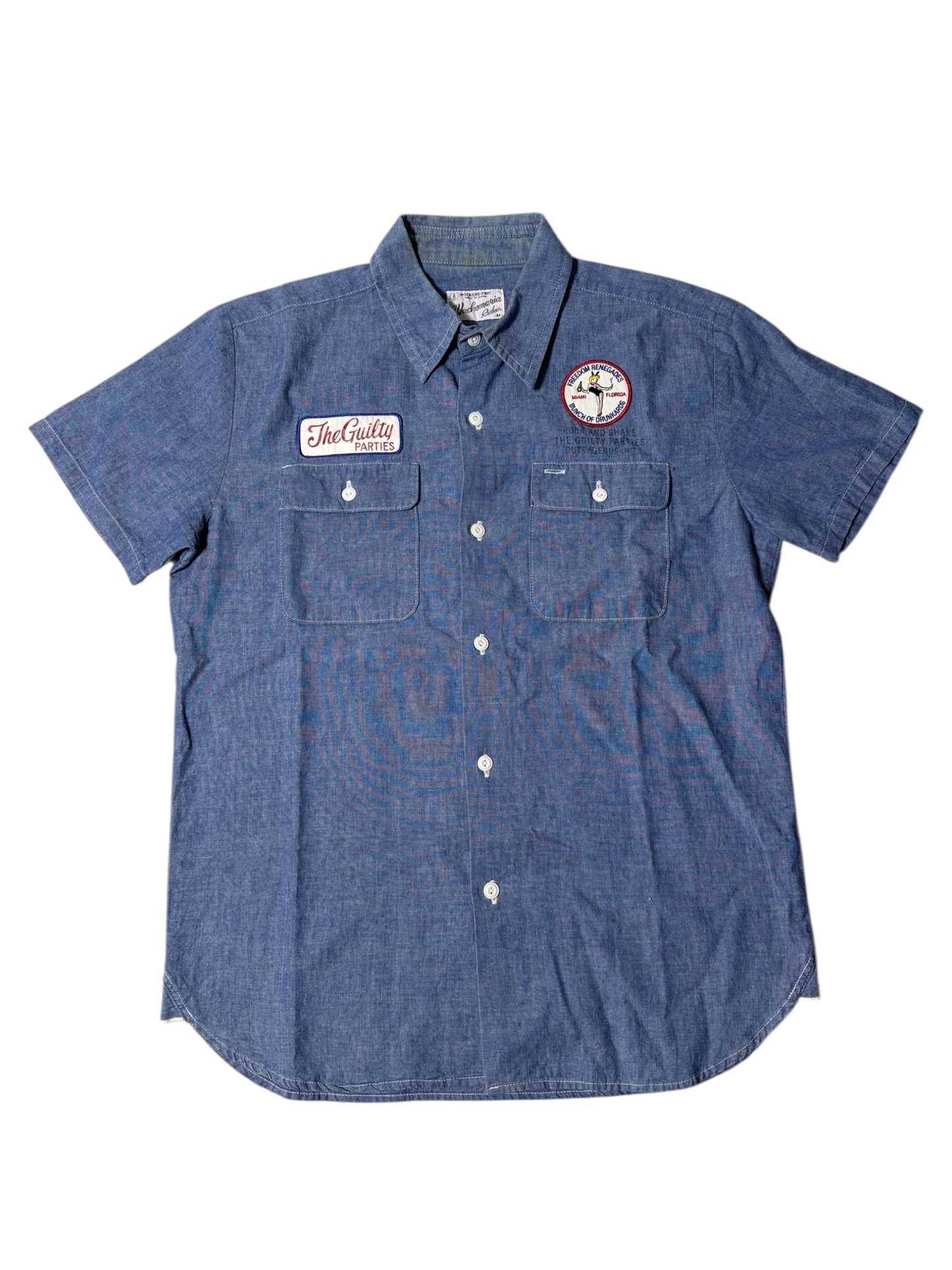 Wacko Maria The Guilty Parties Selvedge Chambray Work Shirt