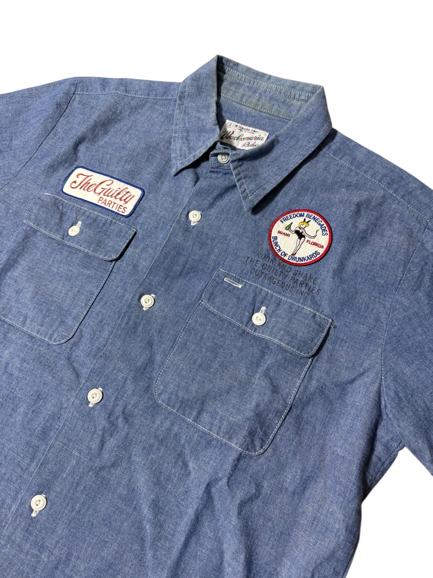 Wacko Maria The Guilty Parties Selvedge Chambray Work Shirt