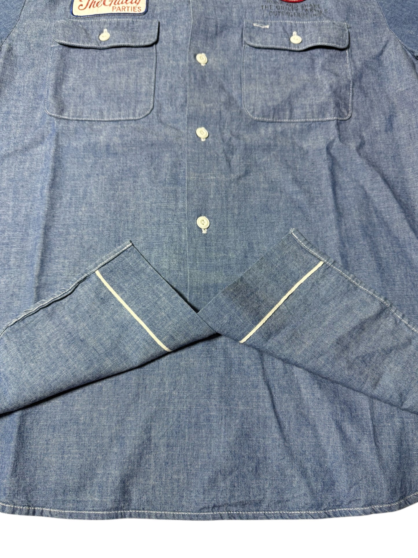 Wacko Maria The Guilty Parties Selvedge Chambray Work Shirt