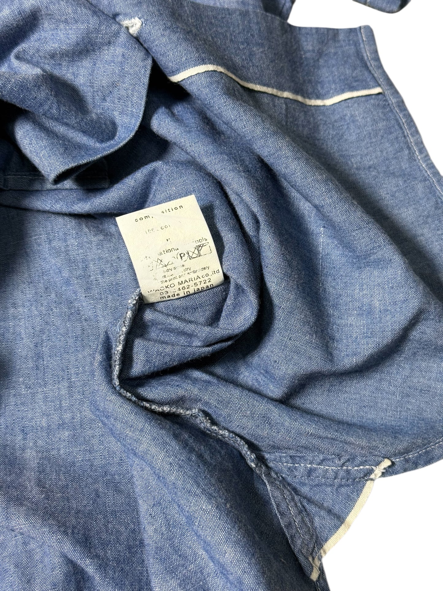 Wacko Maria The Guilty Parties Selvedge Chambray Work Shirt