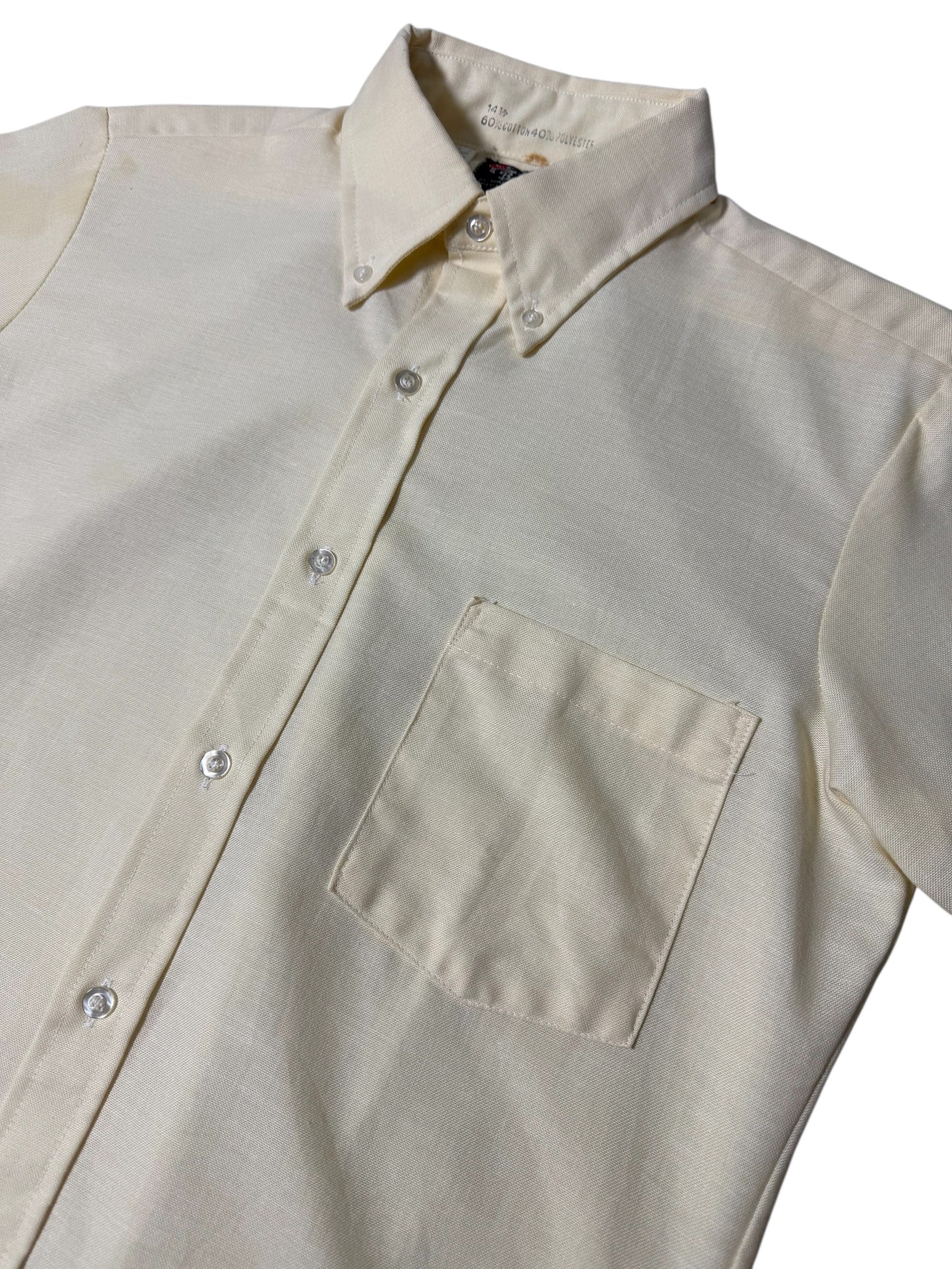 Vintage 1970s–80s Beau Brummell USA Short Sleeve Button Down Shirt