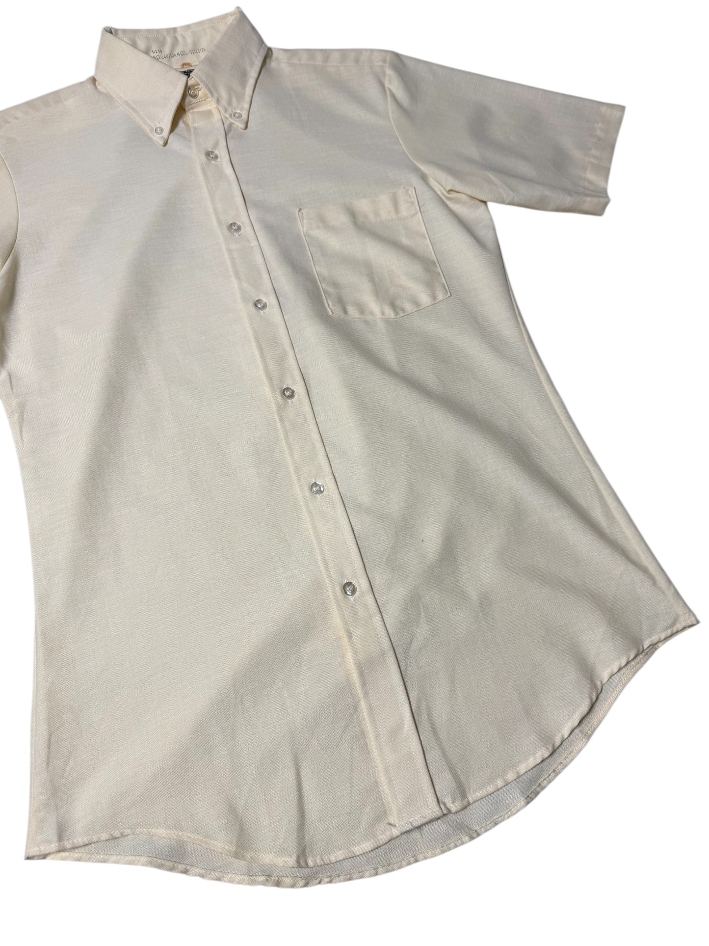 Vintage 1970s–80s Beau Brummell USA Short Sleeve Button Down Shirt