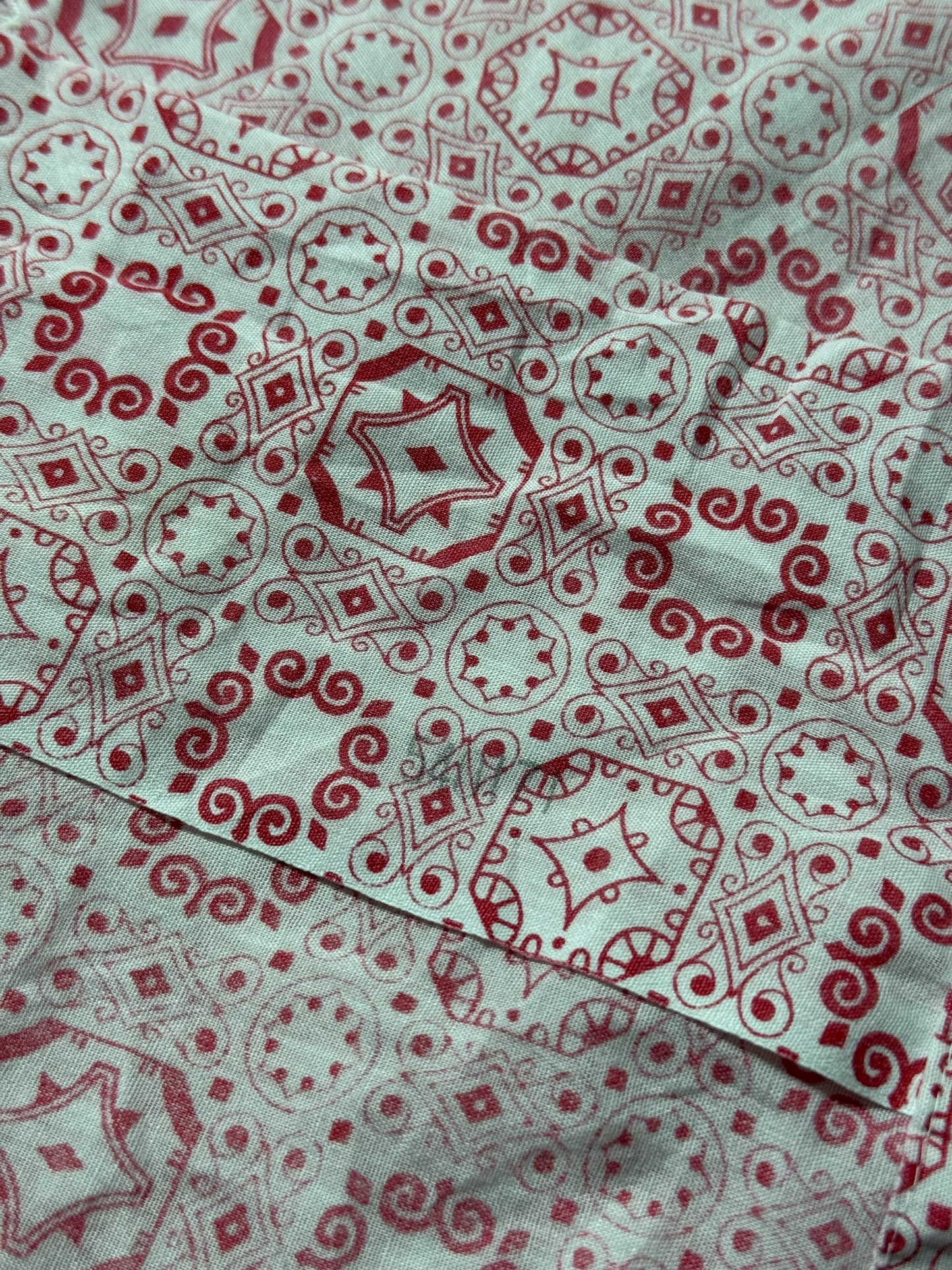 Vintage 1960s–70s The King Size Co. Geometric Print Double Pocket Shirt Made in USA