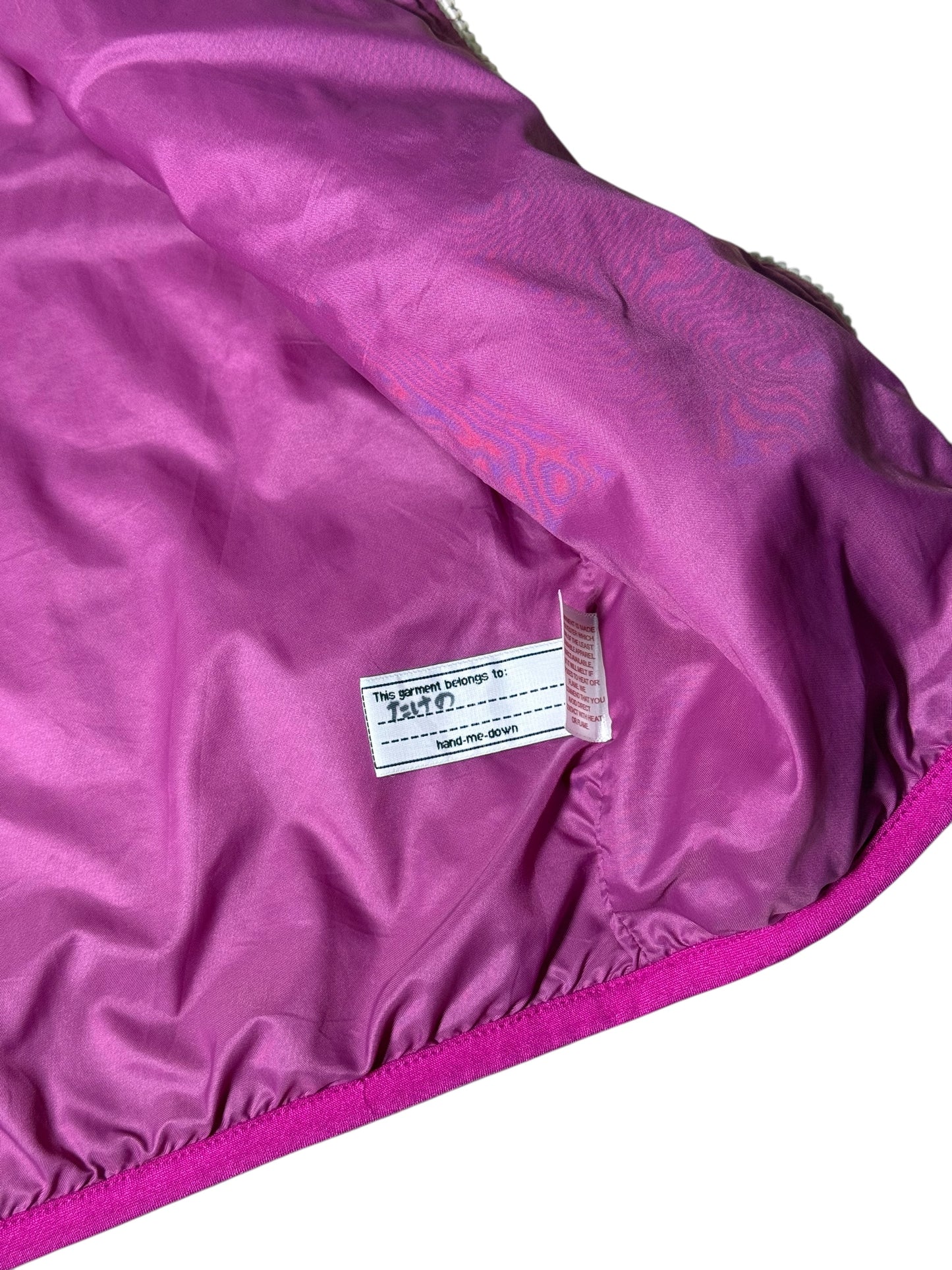 Patagonia Baby Retro Fleece Jacket Cream & Magenta