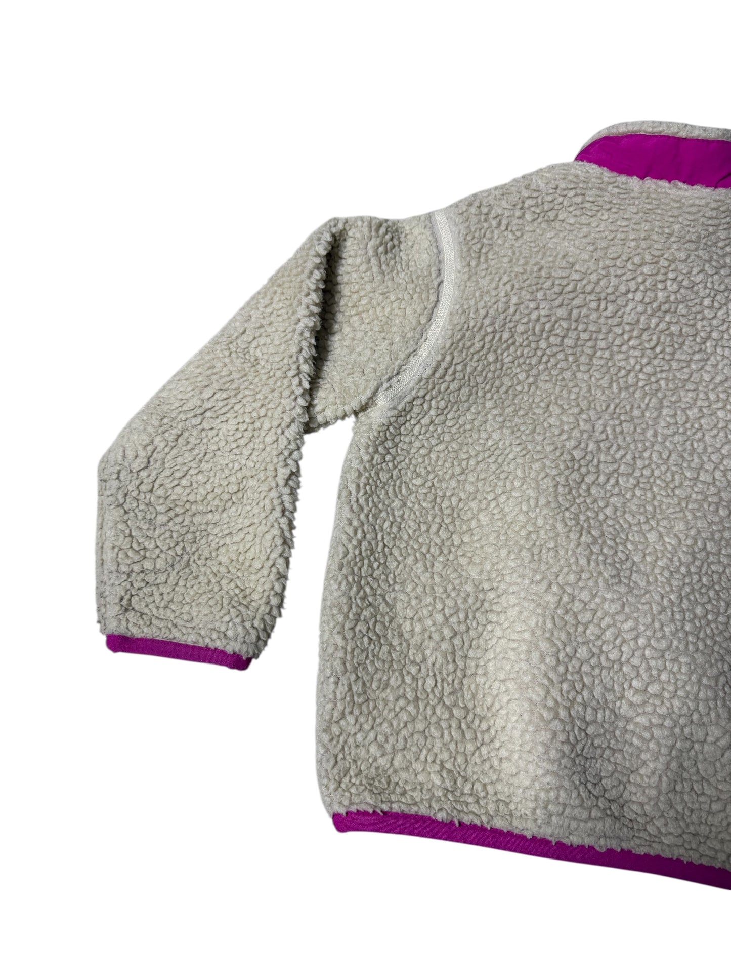 Patagonia Baby Retro Fleece Jacket Cream & Magenta