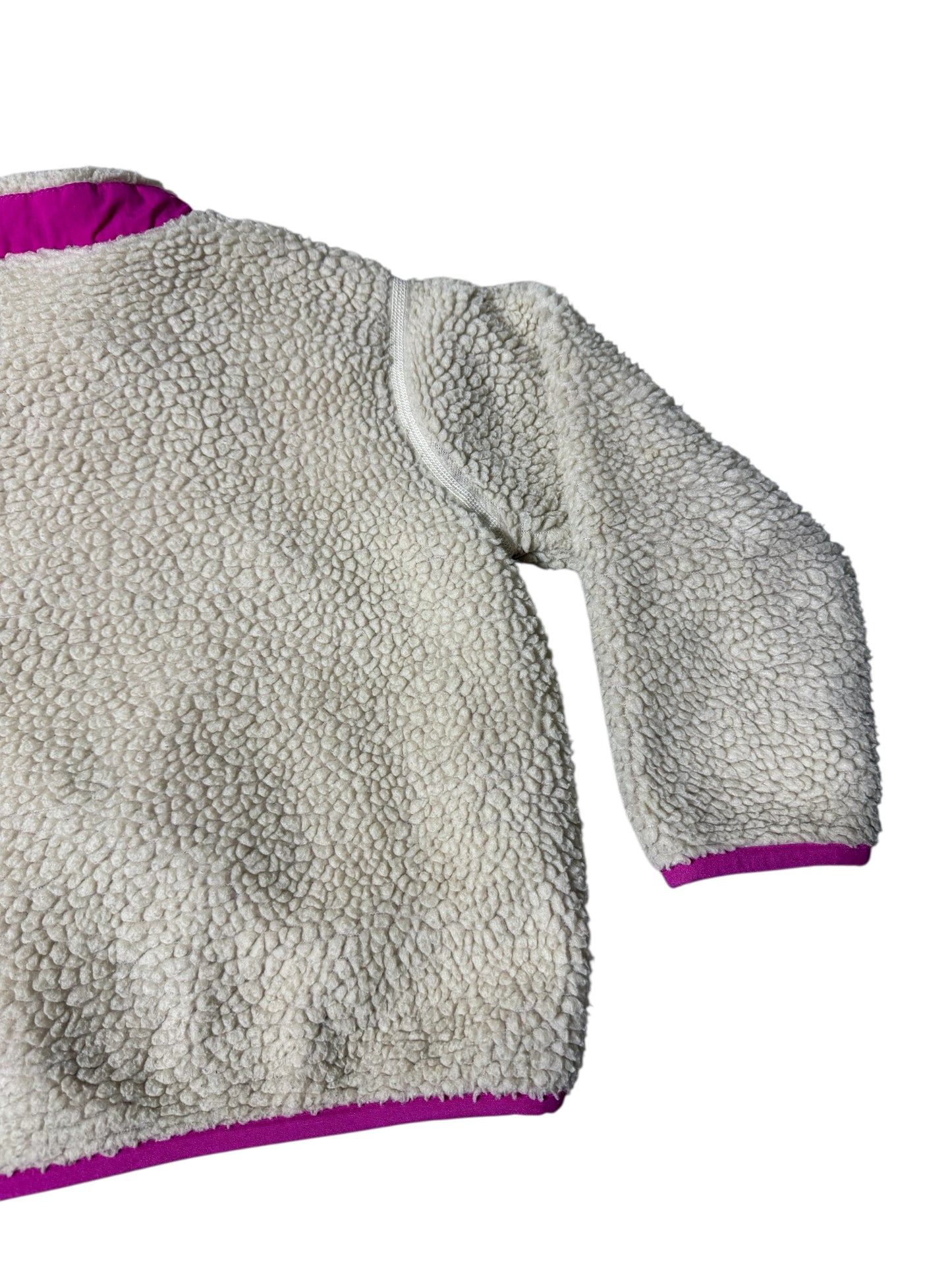 Patagonia Baby Retro Fleece Jacket Cream & Magenta