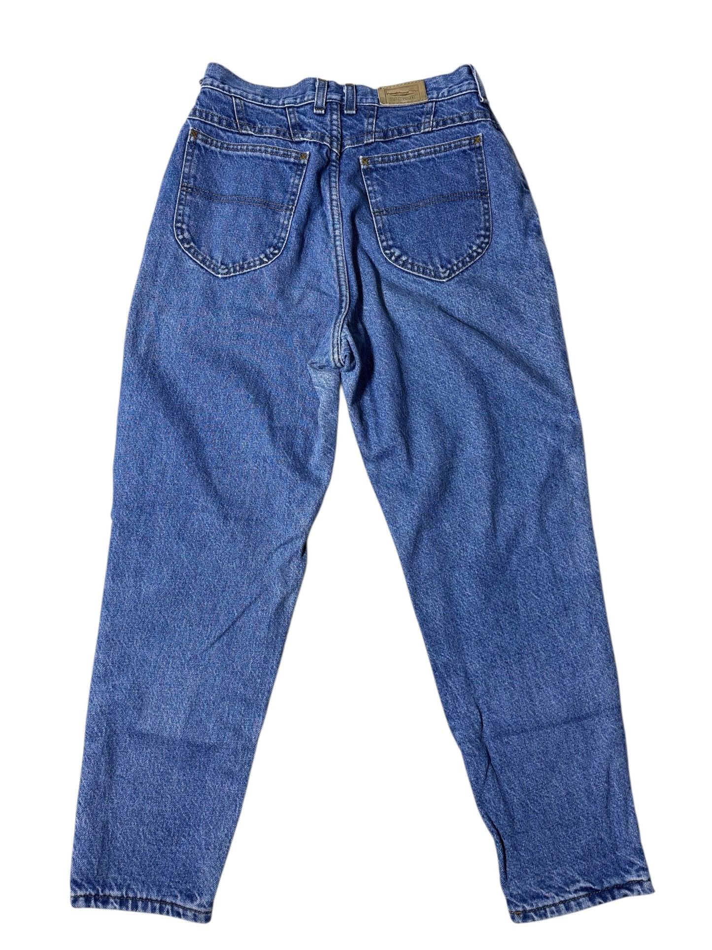 Vintage 1980s–90s L.L.Bean Blanket-Lined Denim Jeans High Waist Tapered Fit